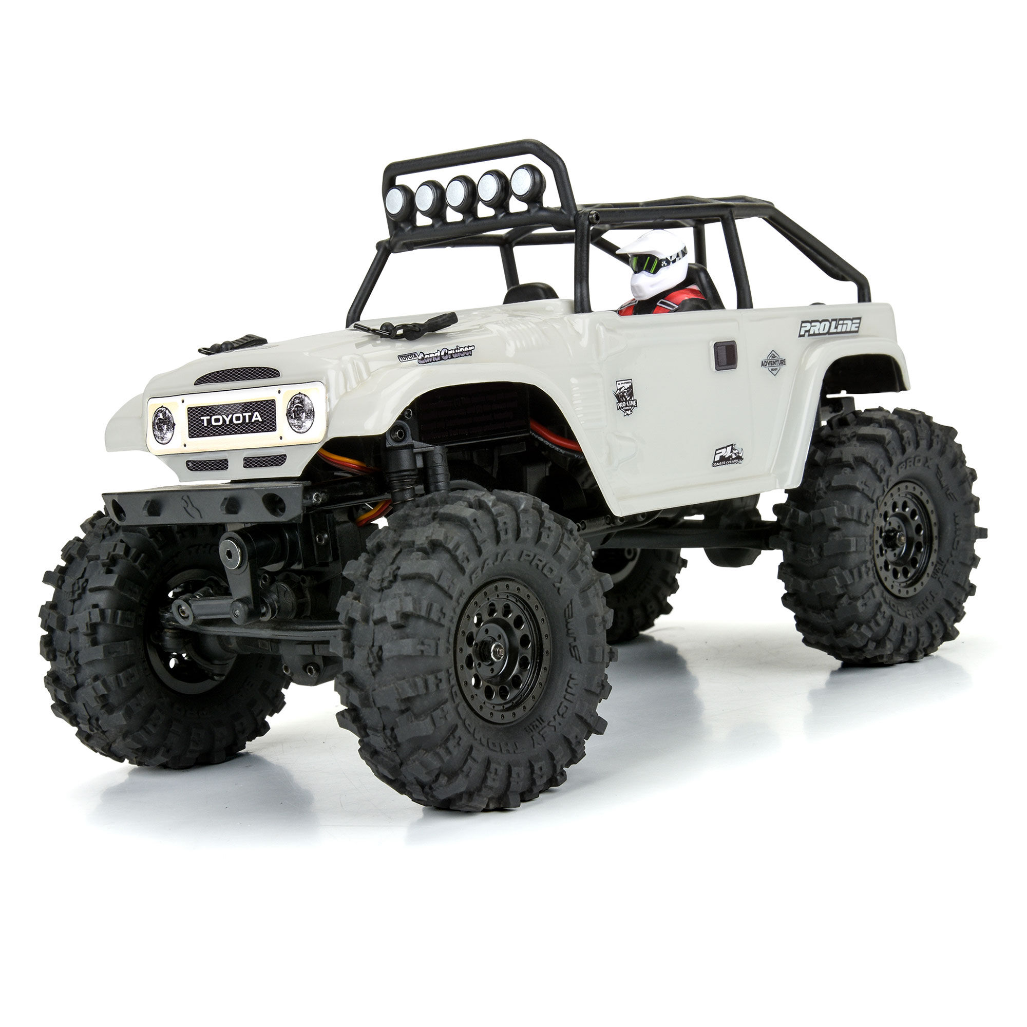 1/24 1979 Toyota Land Cruiser FJ40 Clear Body with Trail Cag-7