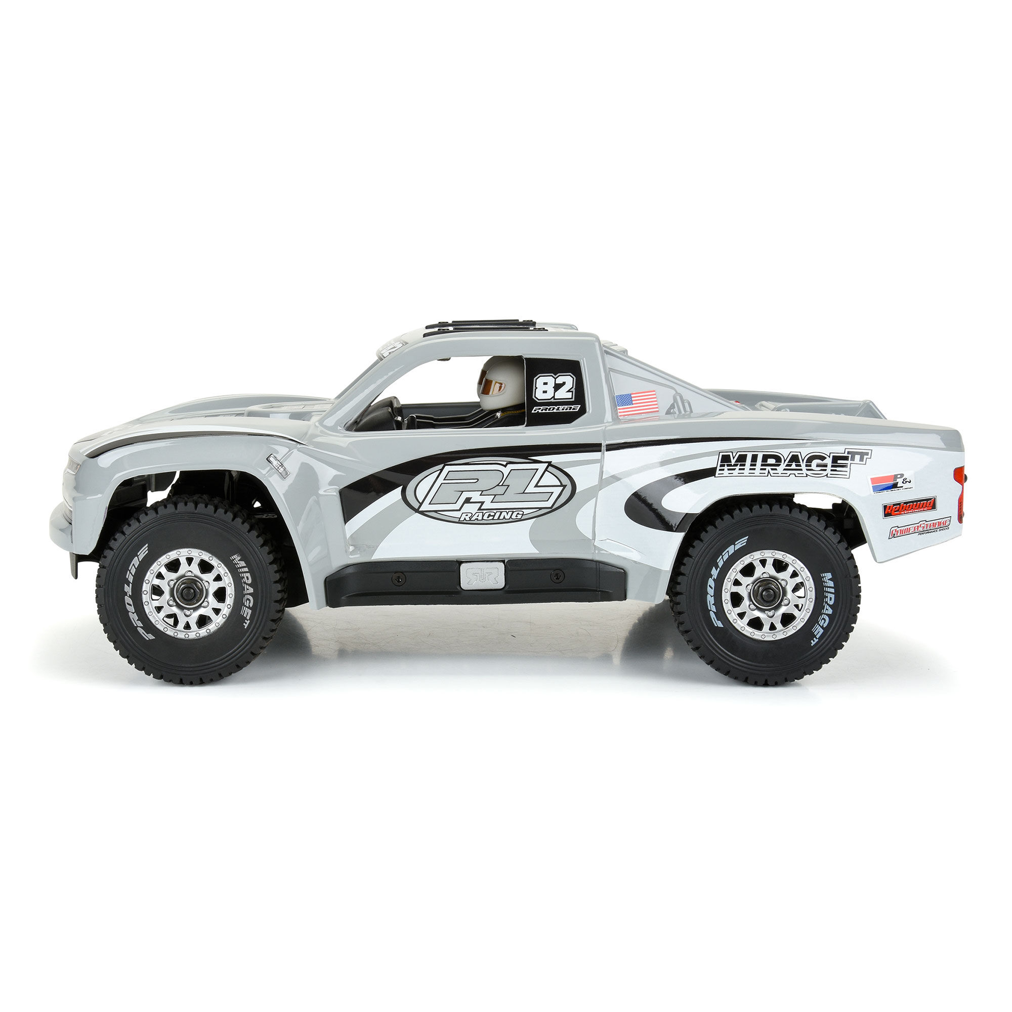 1/16 Pre-Cut 2019 Chevy Trophy Truck Tough-Color Gray Body:-4
