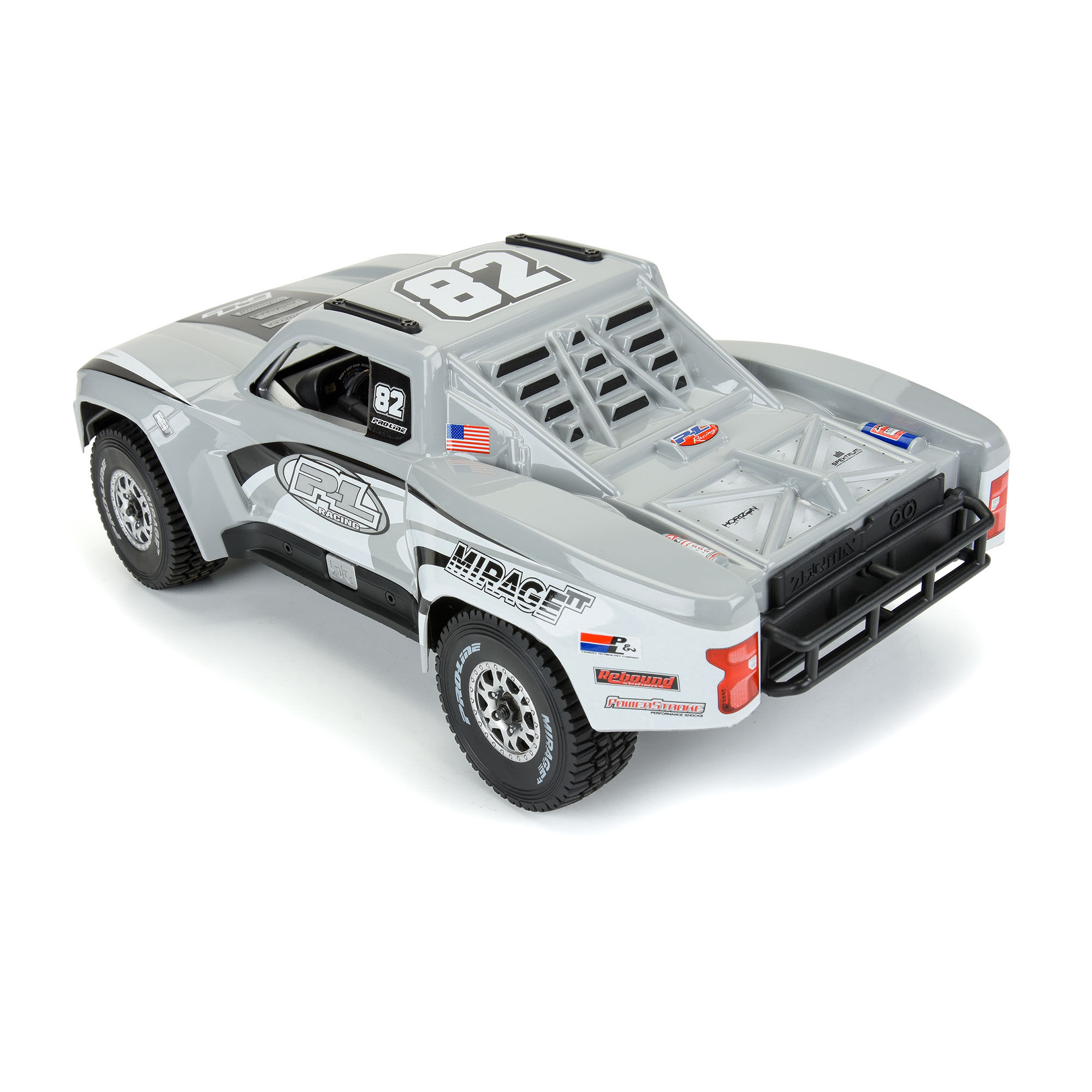 1/16 Pre-Cut 2019 Chevy Trophy Truck Tough-Color Gray Body:-5