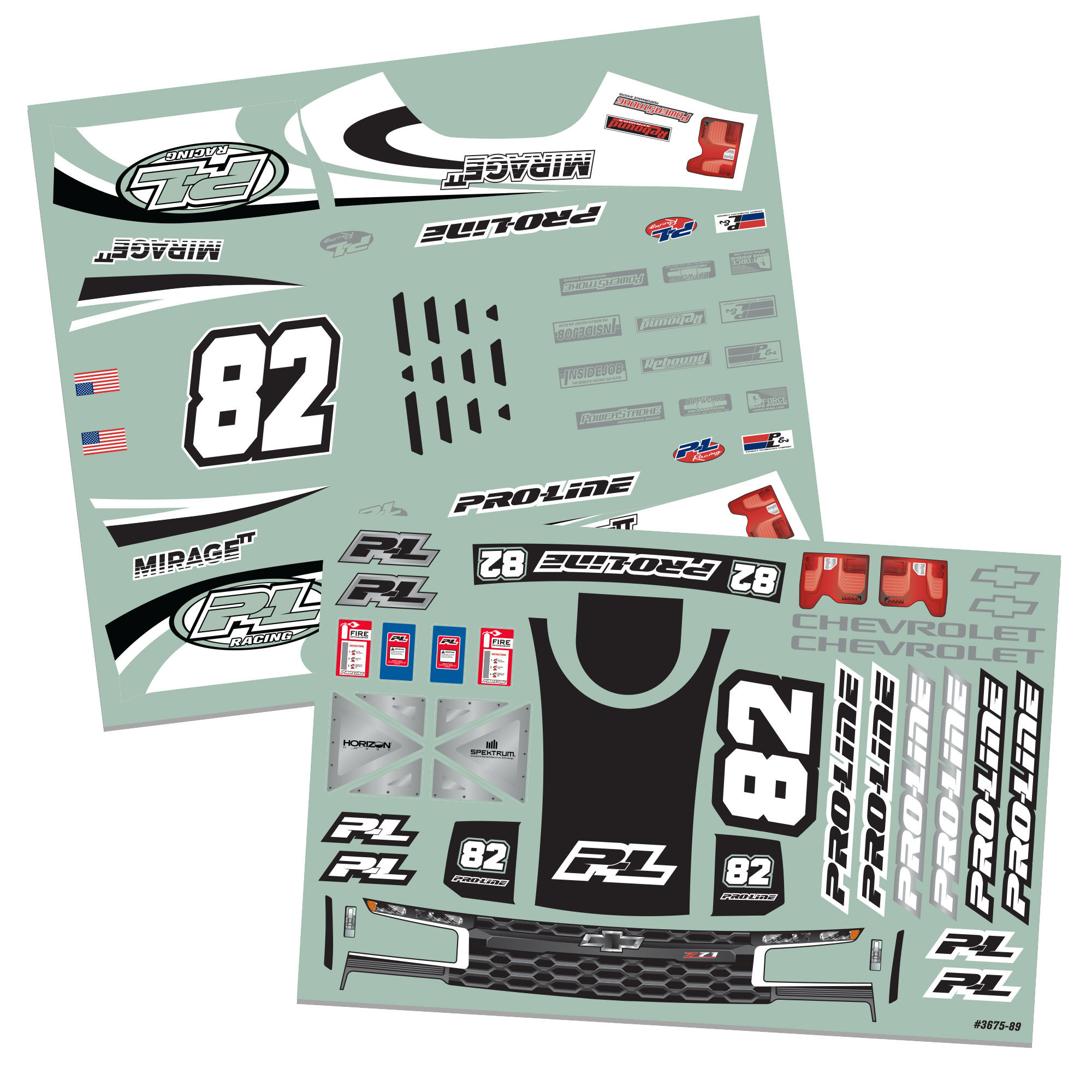 1/16 Pre-Cut 2019 Chevy Trophy Truck Tough-Color Gray Body:-8