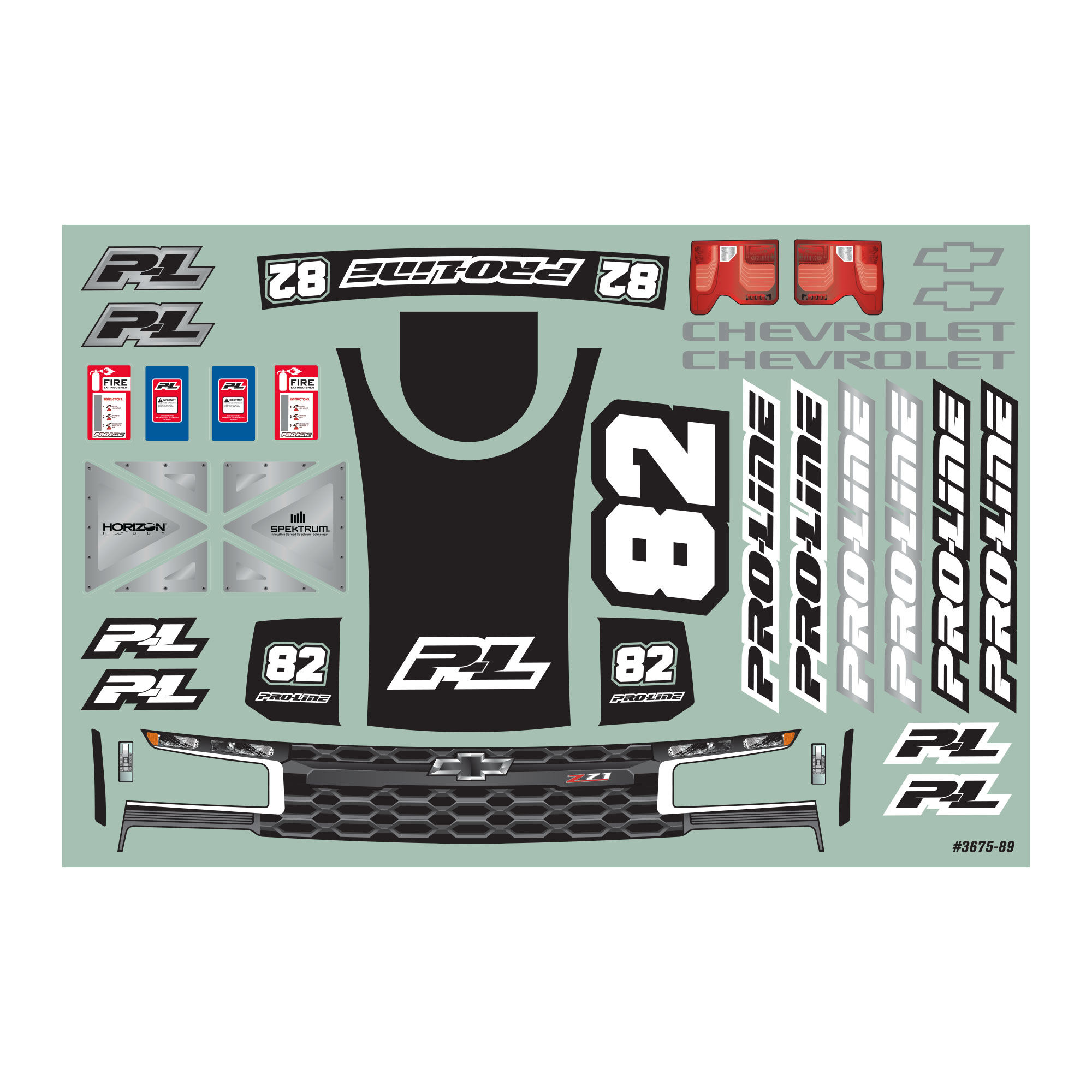 1/16 Pre-Cut 2019 Chevy Silverado Trophy Truck Clear Body: G-7