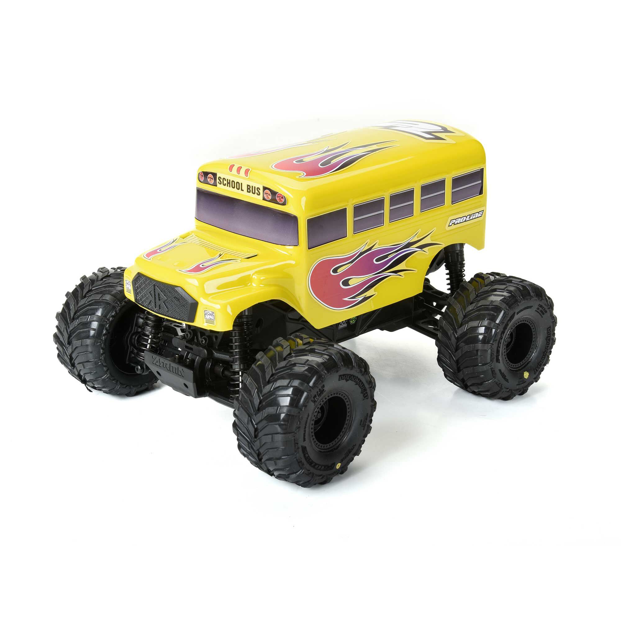 Pre-Cut/Pre-Painted (School Bus) Yellow Body for ARRMA GORGO-2