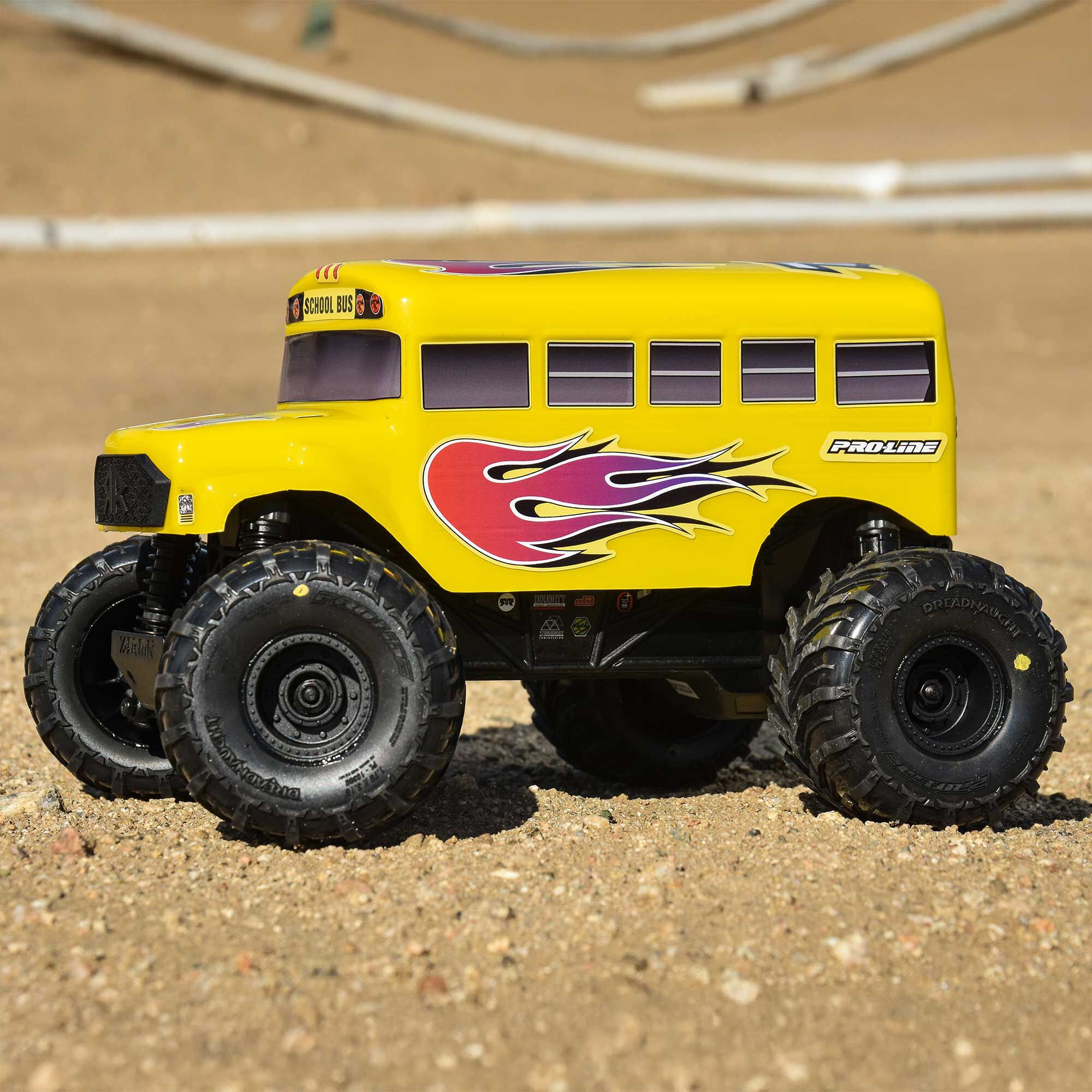 Pre-Cut/Pre-Painted (School Bus) Yellow Body for ARRMA GORGO-6