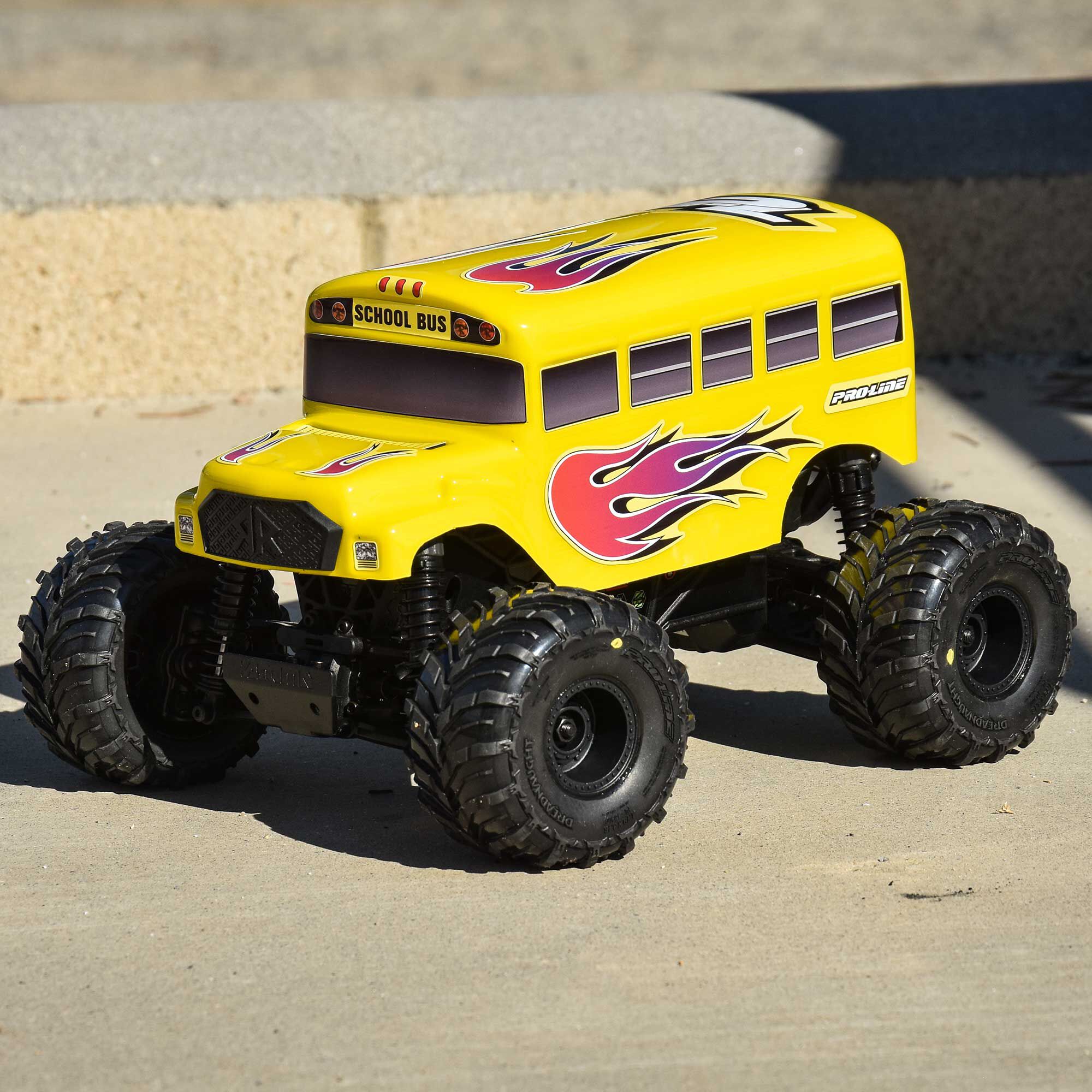 Pre-Cut/Pre-Painted (School Bus) Yellow Body for ARRMA GORGO-7