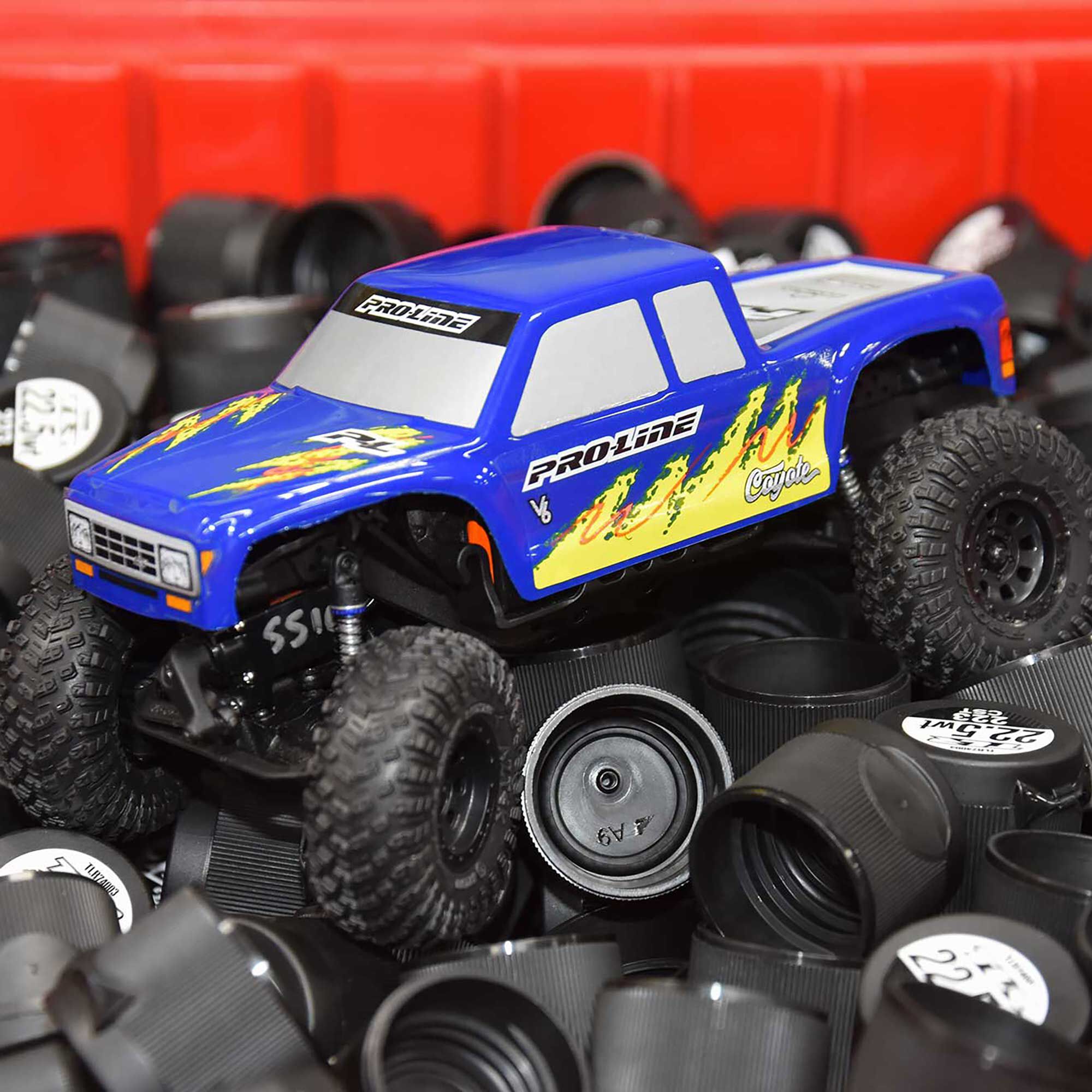 1/30 Pre-Cut Coyote High Performance Blue Body for Axial SCX-3