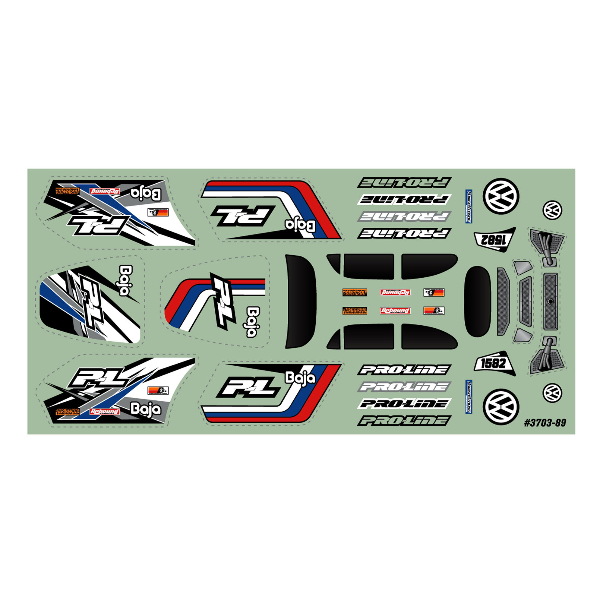 1/28 VW Baja Bug Clear Body: Micro-T-4