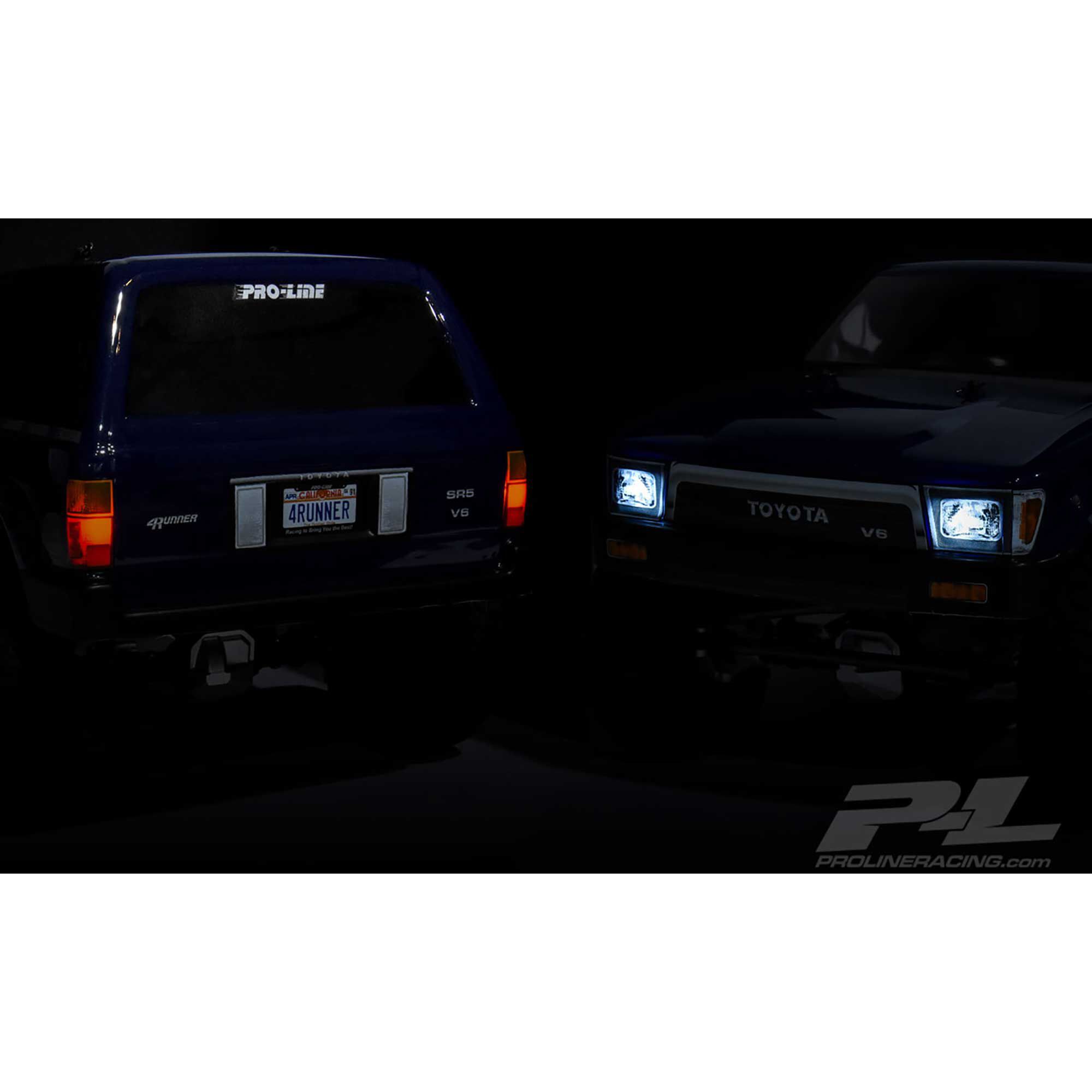 1/10 Universal LED Headlight & Tail Light Kit for Crawler Bo-4