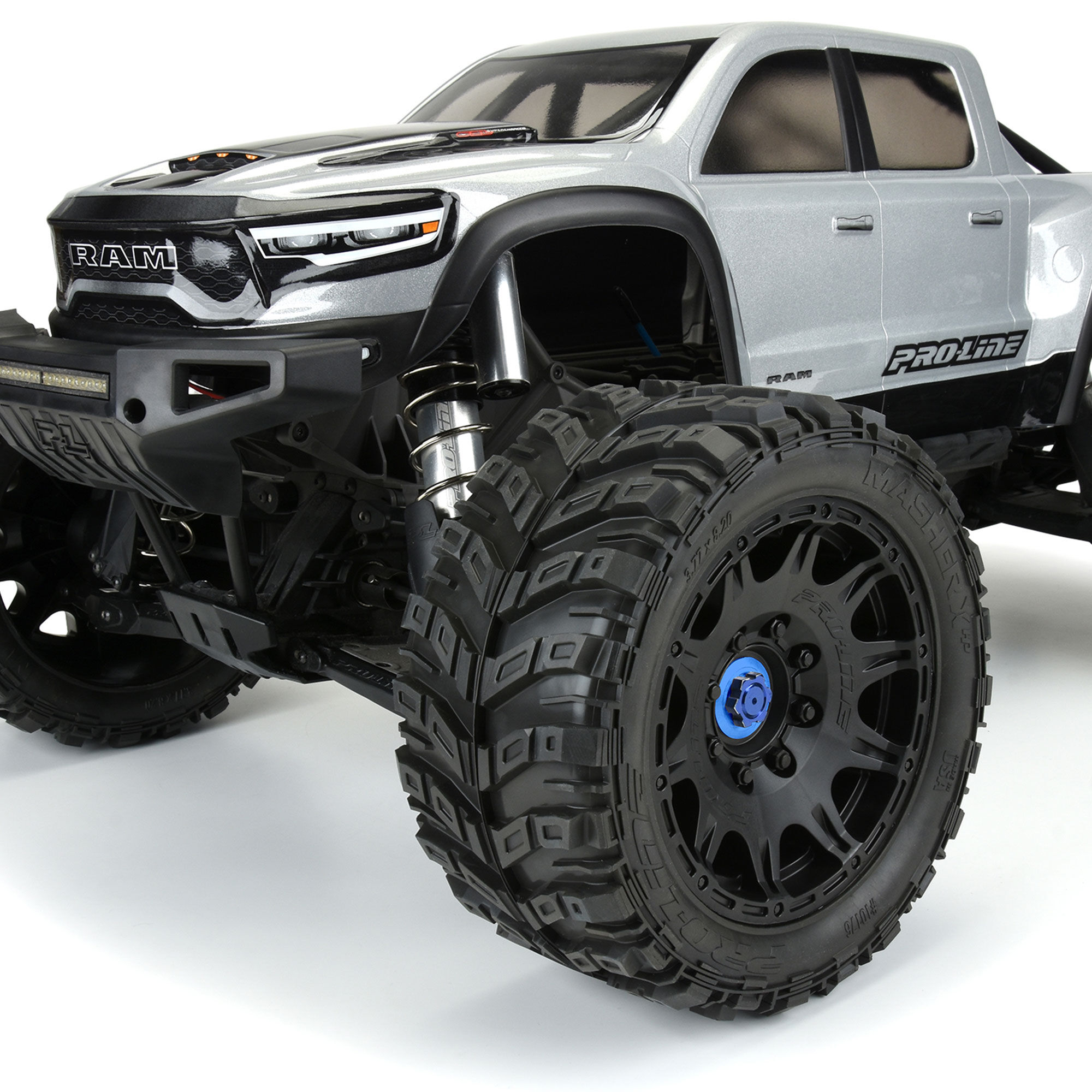 Wheel Washer Aluminum F/R 1/5 1/6 (4) Blue-2