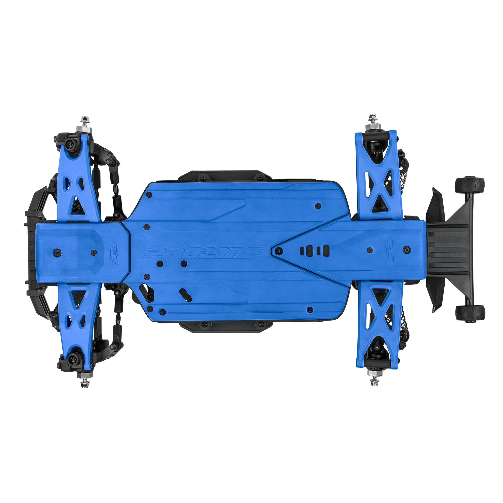 Bash Armor Front/Rear Skid Plates (Blue) for ARRMA 3S-3