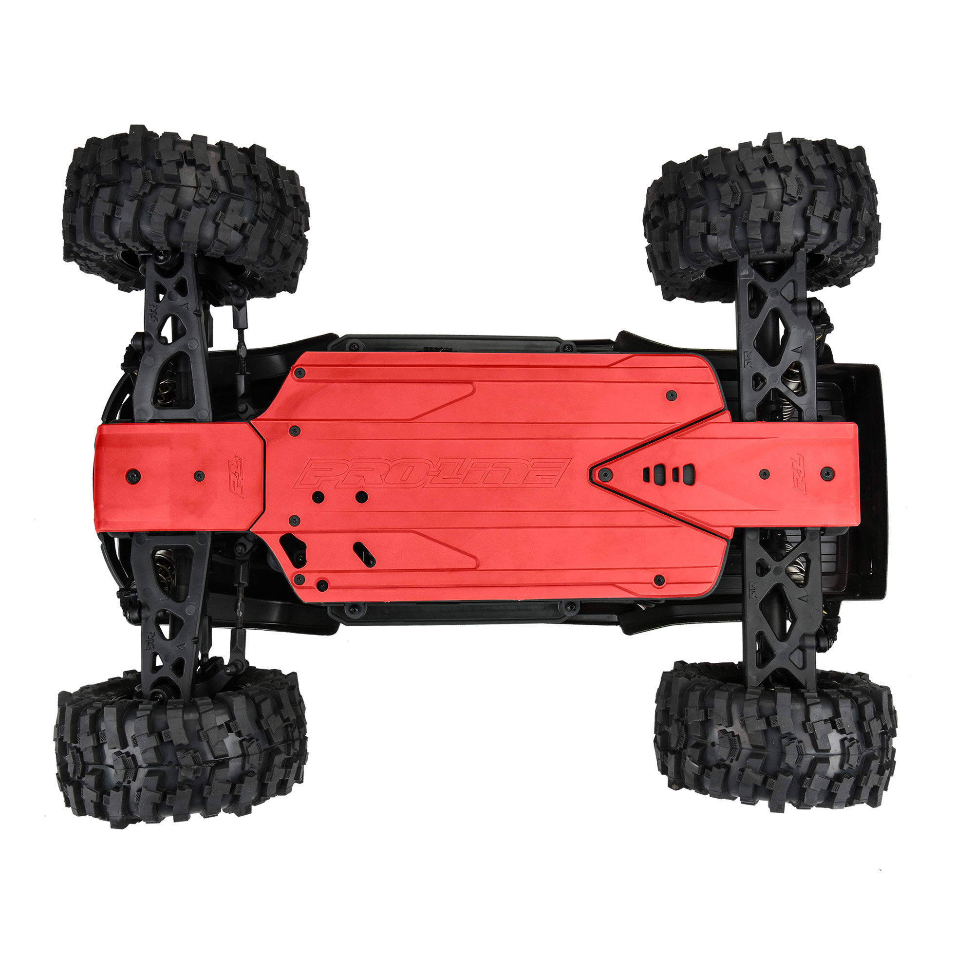 Bash Armor Chassis Protector (Red) for ARRMA 3S Long WB-2