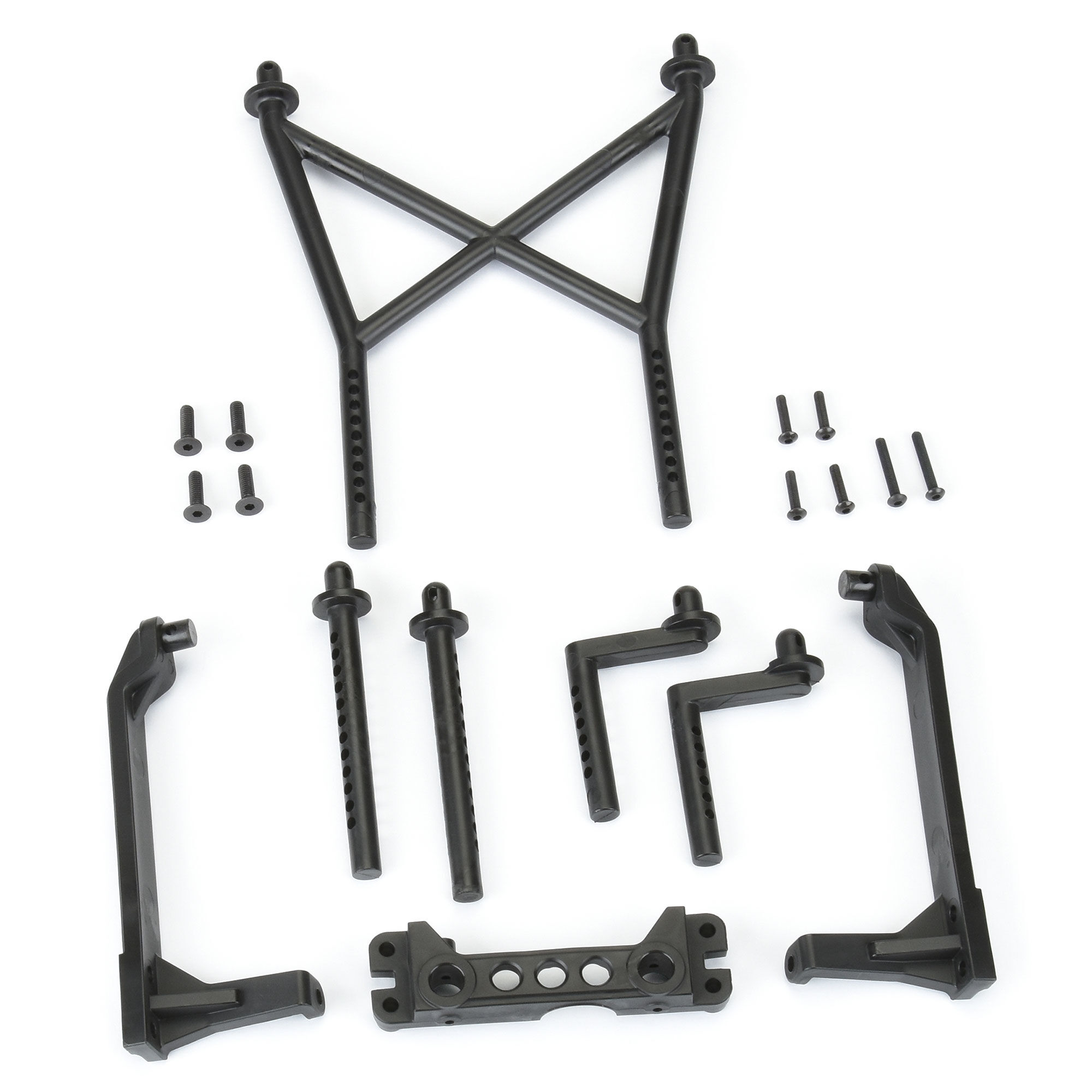 1/6 Extended Front and Rear Body Mounts: SCX6-4
