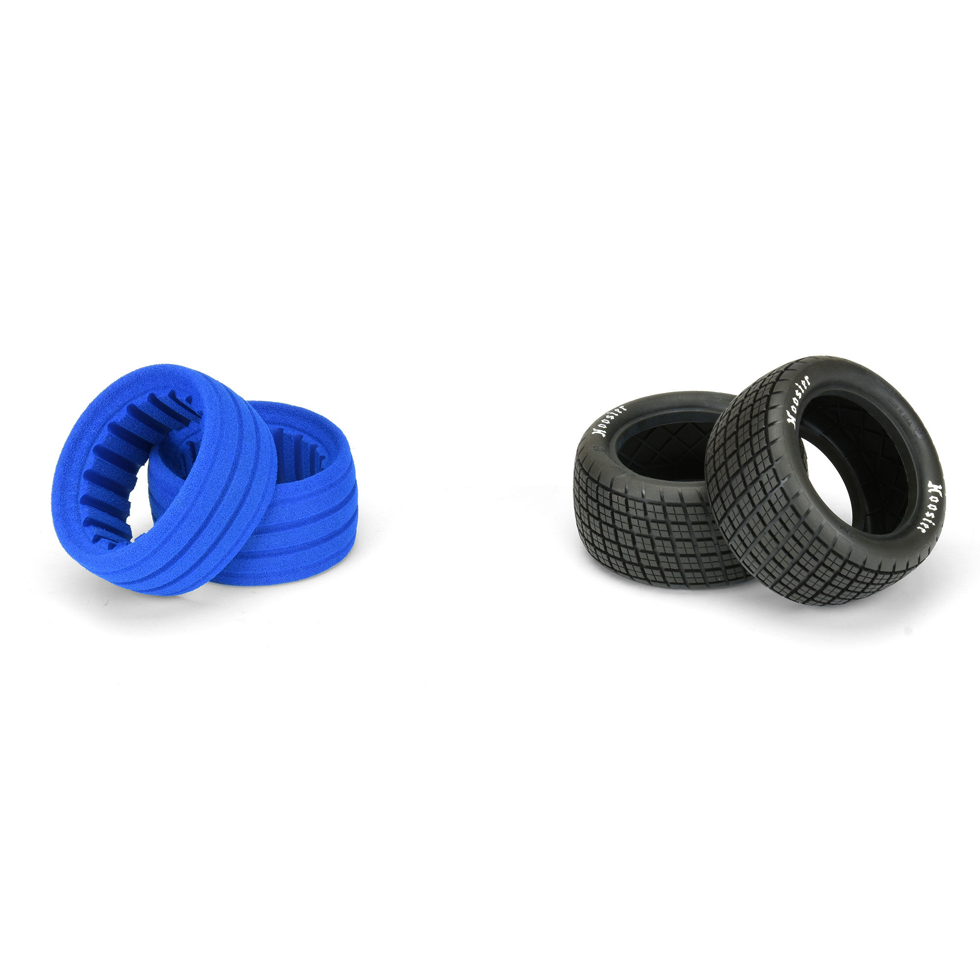 1/10 Hoosier Angle Block M4 Rear 2.2" Dirt Oval Tires (2)-3