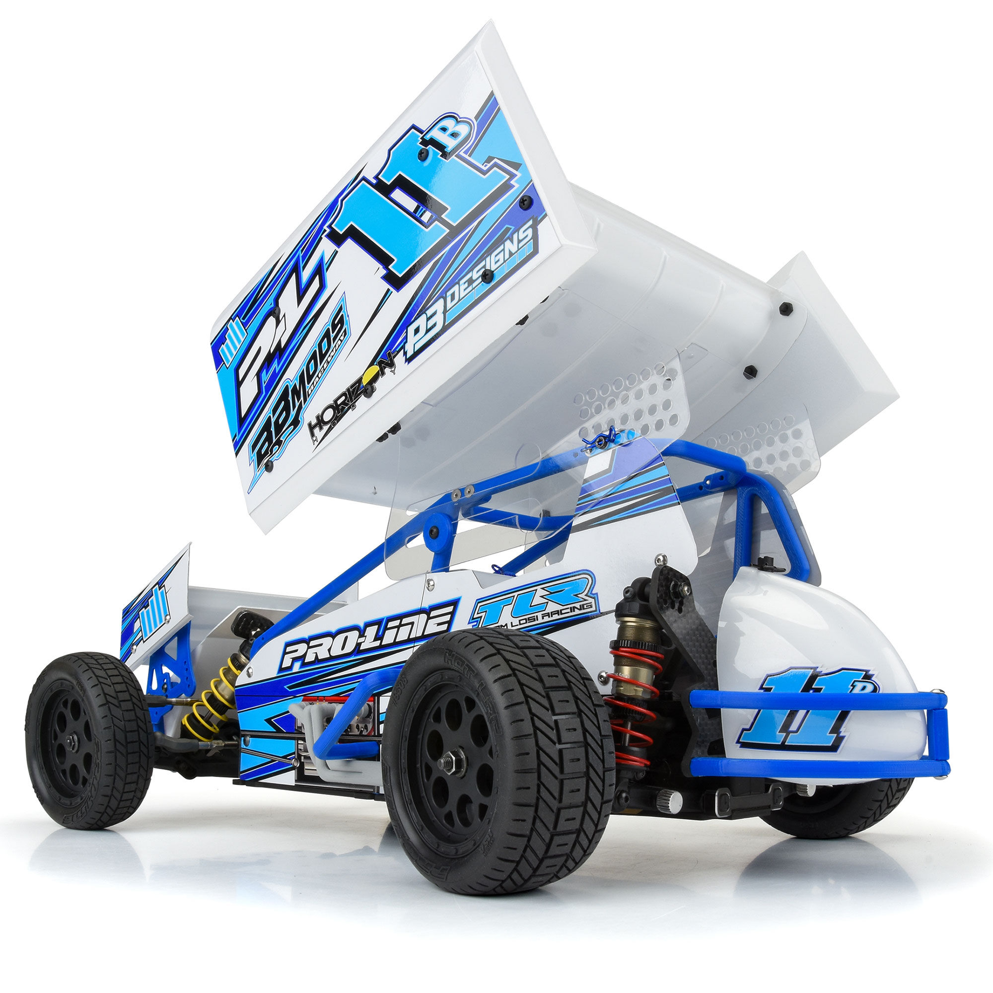 Hot Lap 2.2" M4 (Super Soft) Dirt Oval Buggy Rear Tires (2)-5