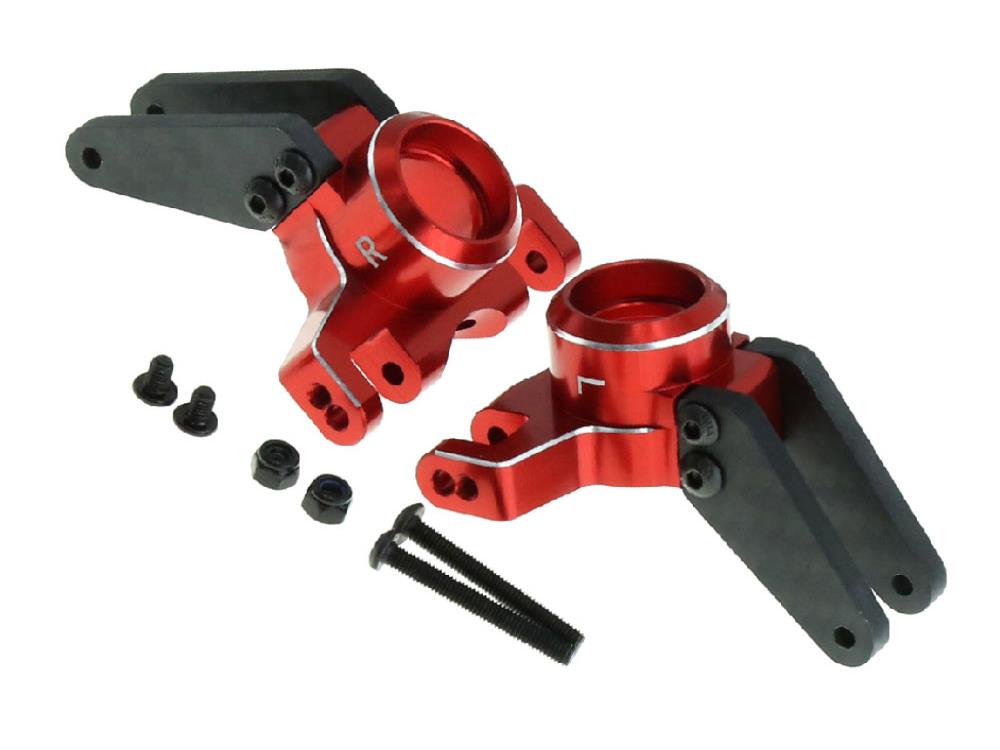 Rear Hub, Red Aluminum, 4S / Kraton
