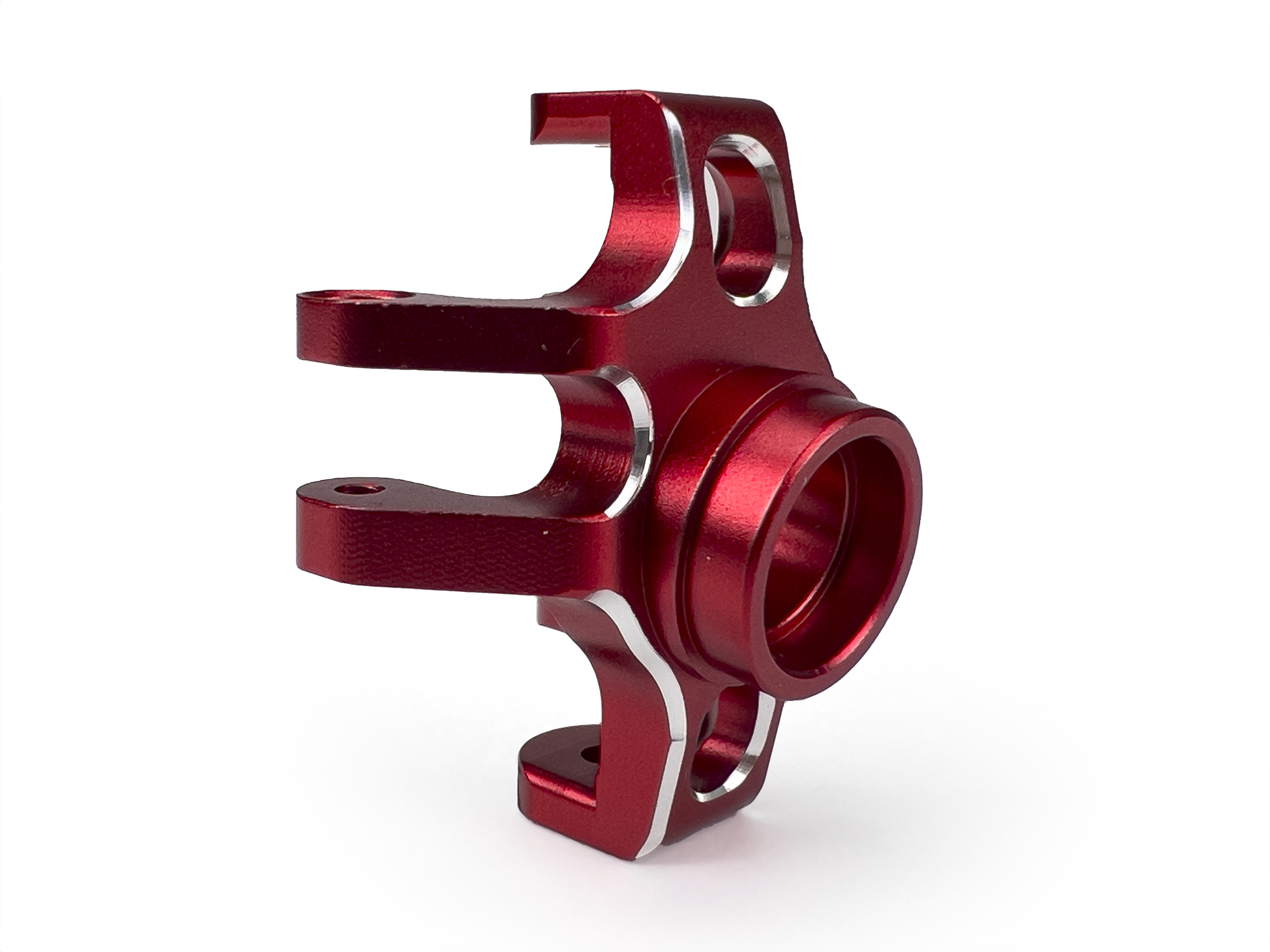 Front Hubs, Red Aluminum, 1/18 Typhon/Granite Grom-3