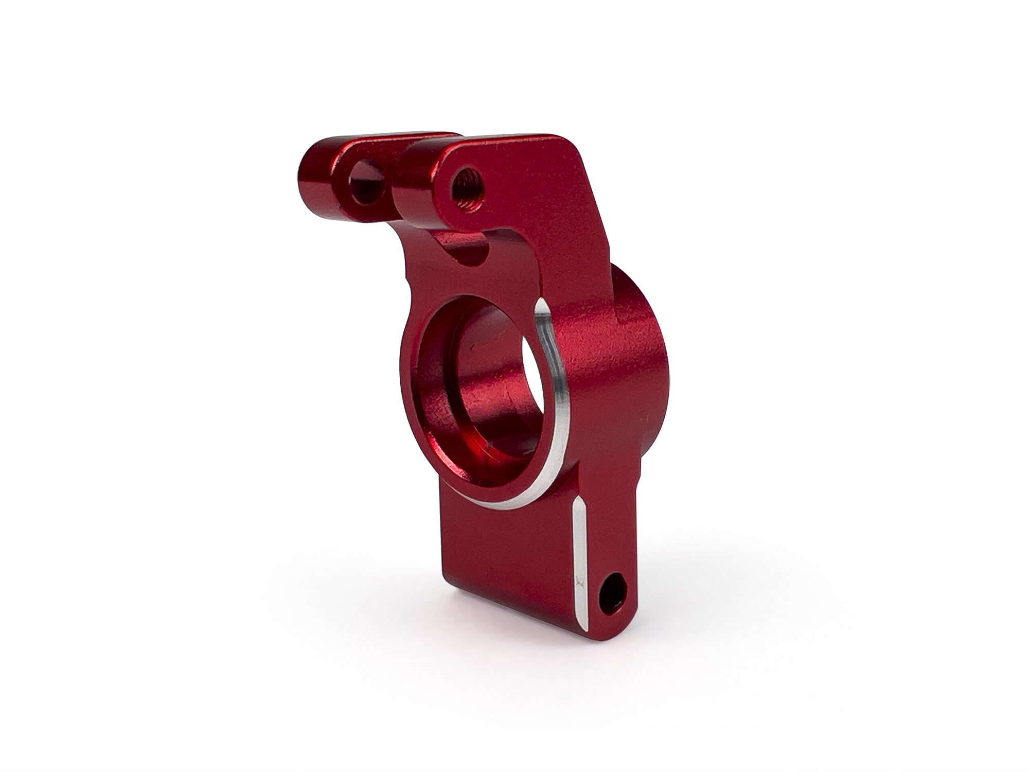 Rear Hubs, Red Aluminum, 1/18 Grom-2