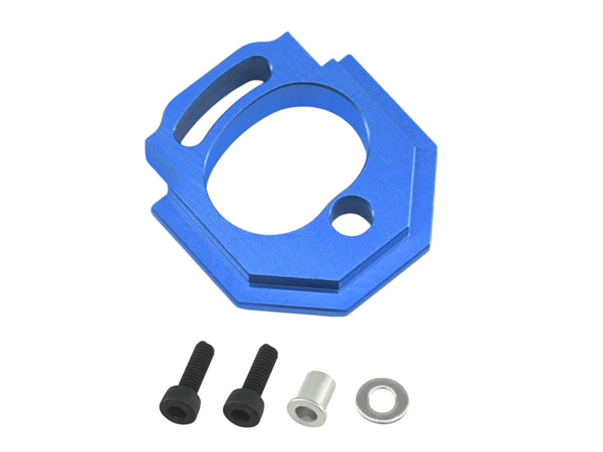 Aluminum Motor Mount, Blue, Grom