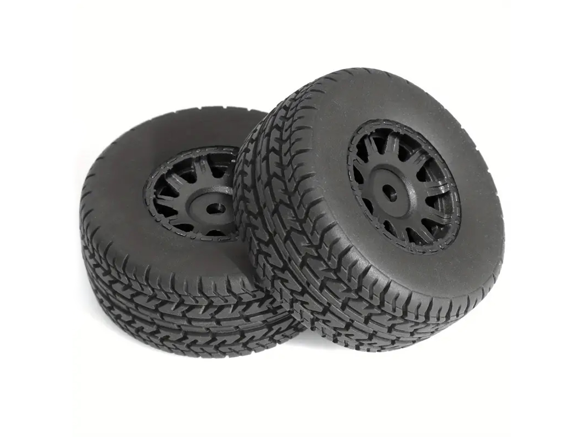 On-Road Tyre w/ Black Rim, 1/18 Mojave-2