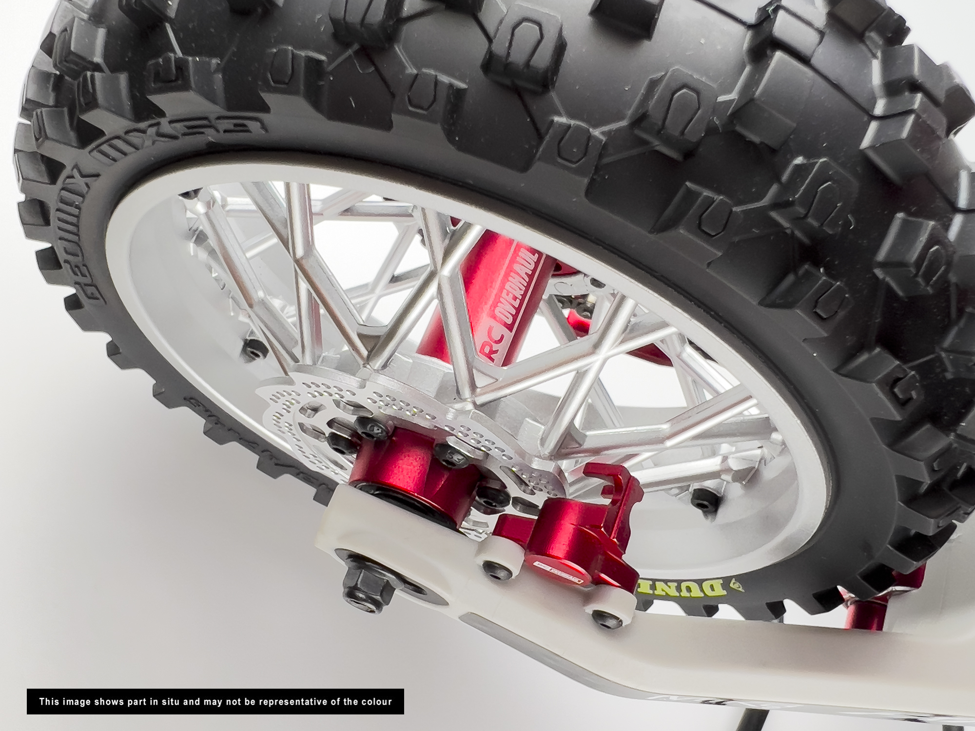 Aluminum Hub Set, Promoto, Red-4