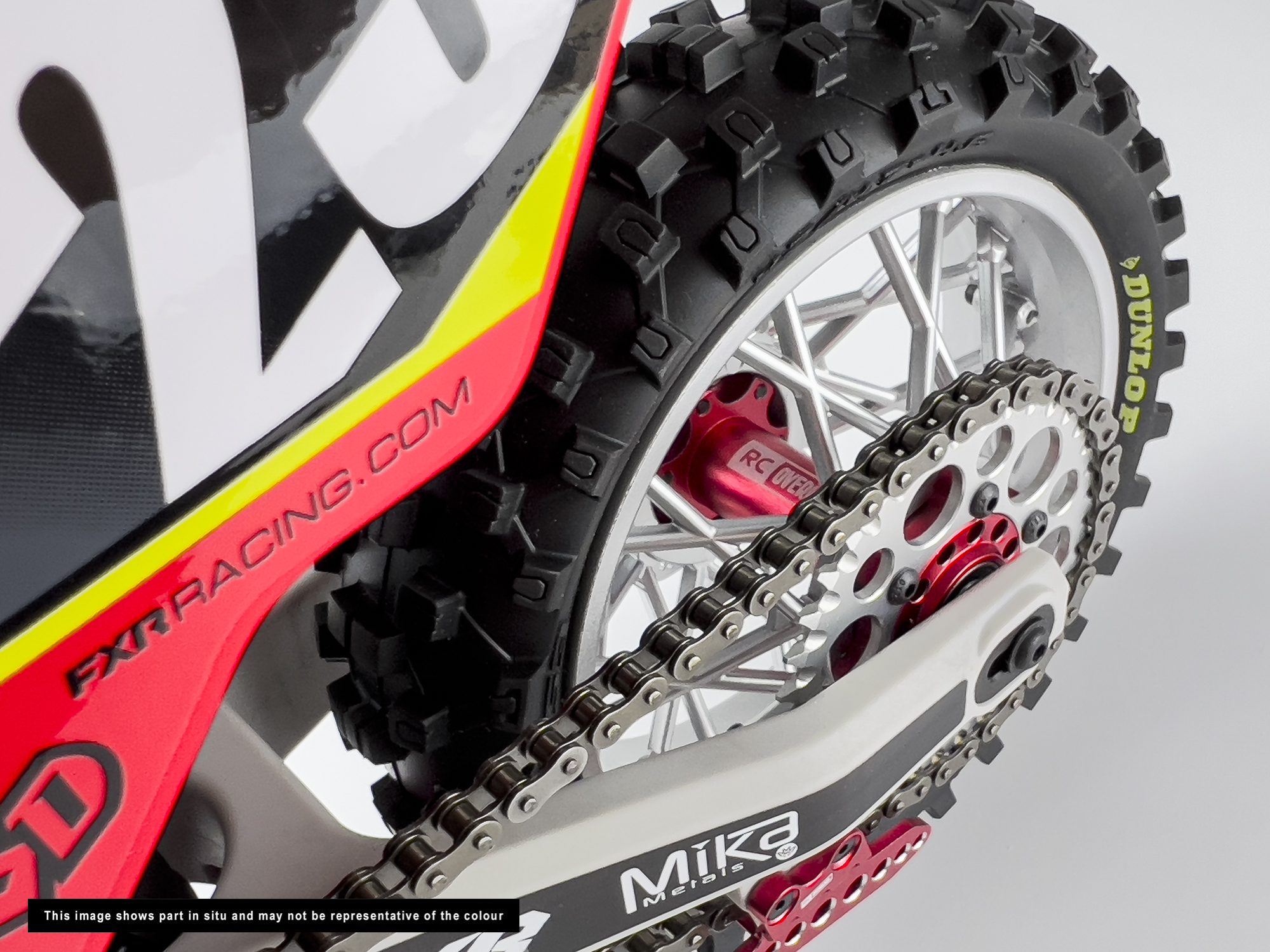 Aluminum Hub Set, Promoto, Red-5