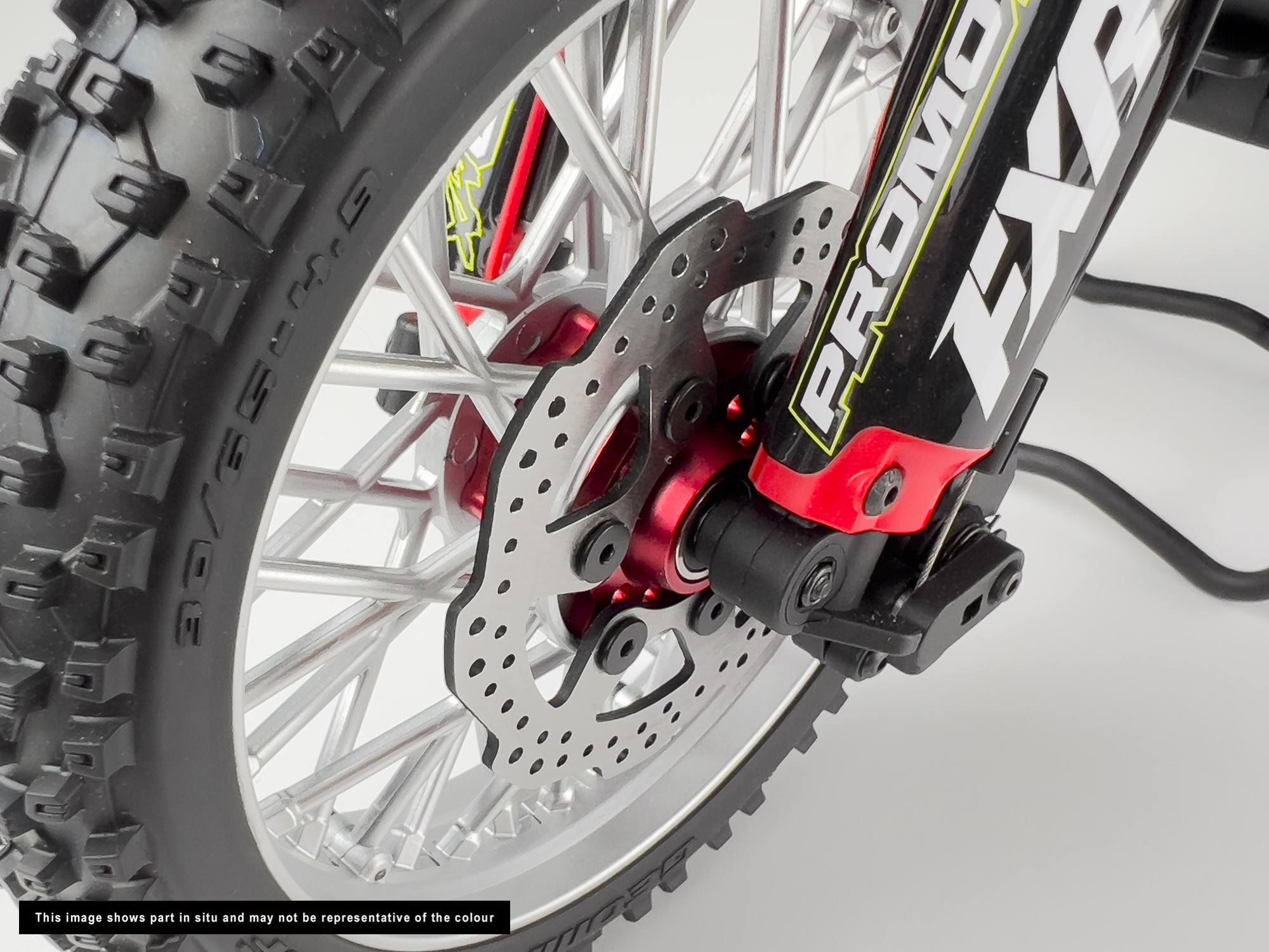 Aluminum Hub Set, Promoto, Red-7