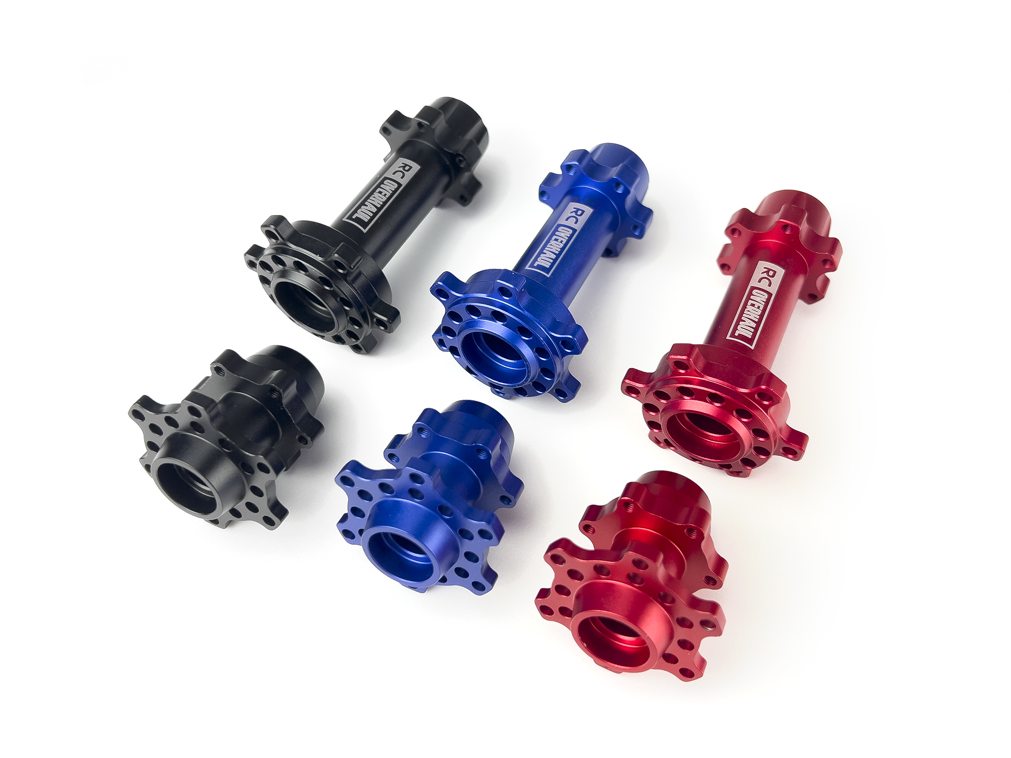 Aluminum Hub Set, Promoto, Red-8