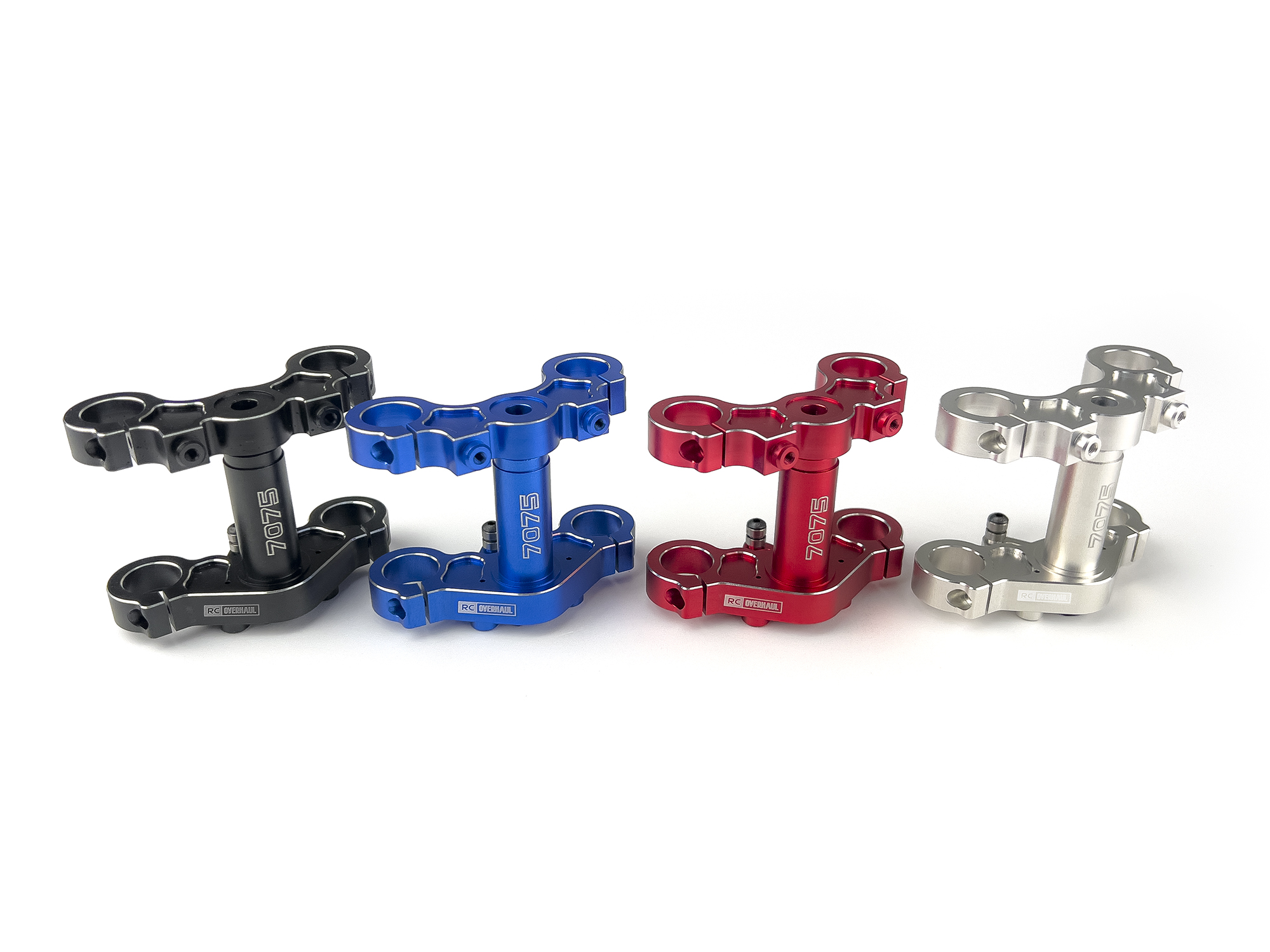 Aluminum Triple Clamp Set, Promoto, Black-7