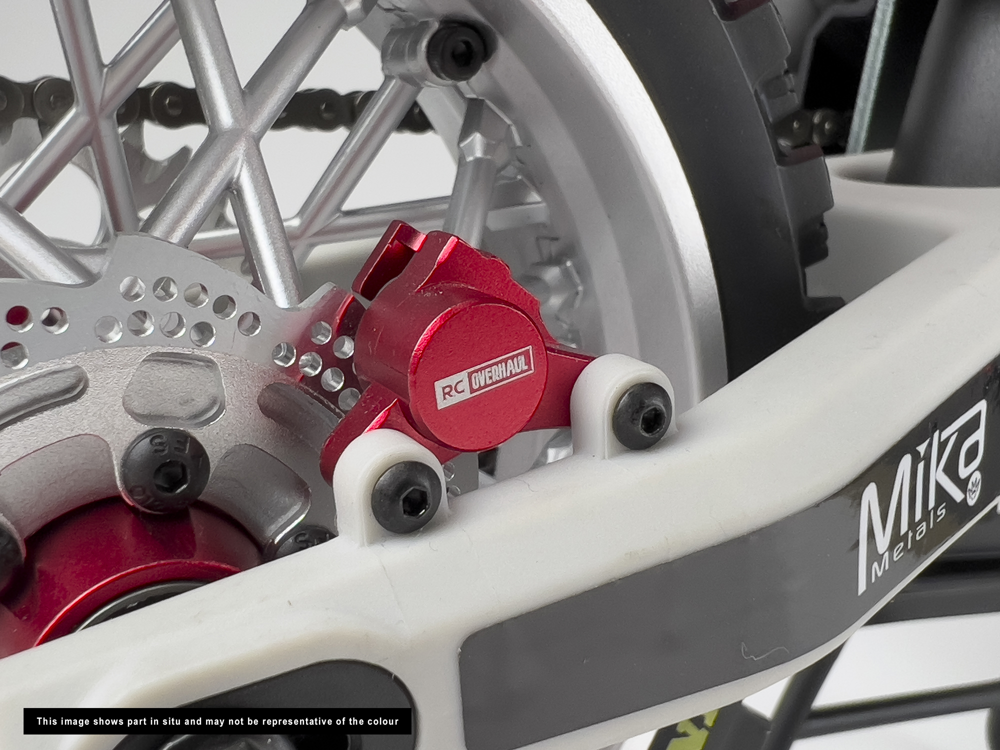 Aluminum Rear Brake Caliper, Promoto, Red-4