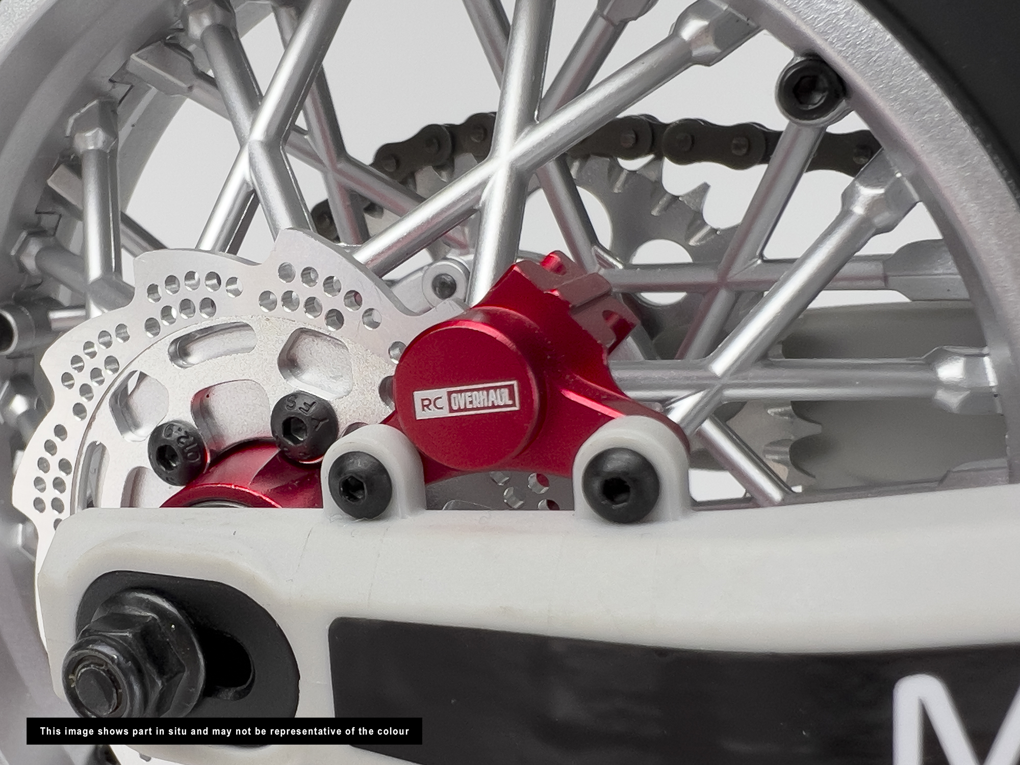 Aluminum Rear Brake Caliper, Promoto, Silver-5