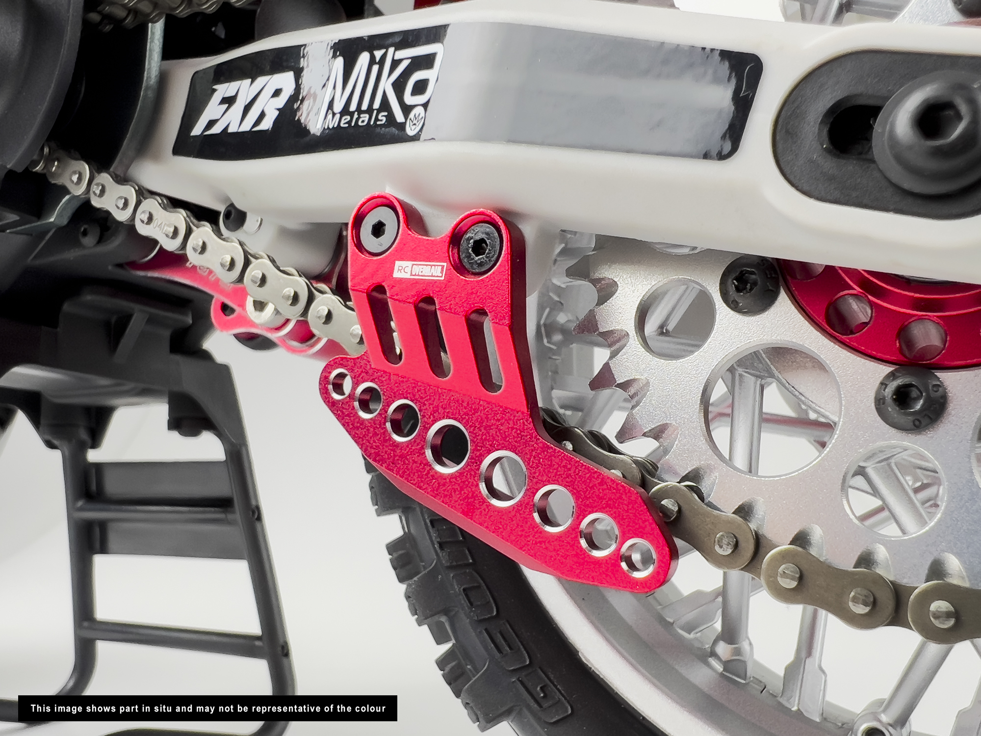 Aluminum Chain Guard, Promoto, Blue-3