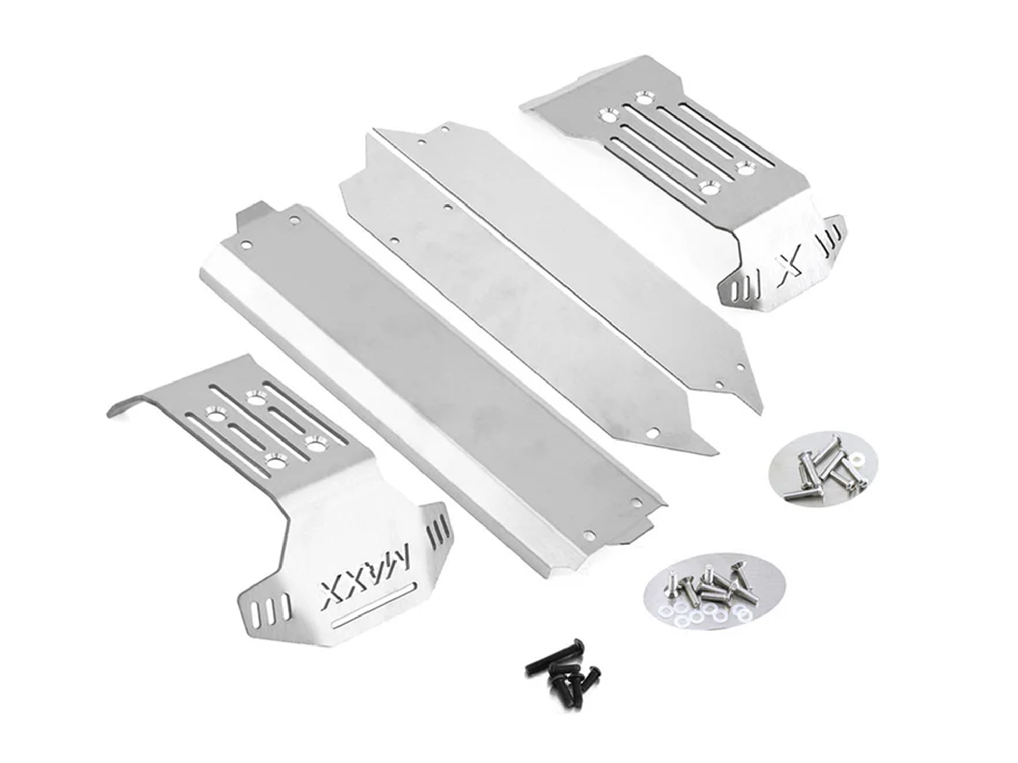 Maxx V2.0 Longer S.Steel Chassis Skid Plate