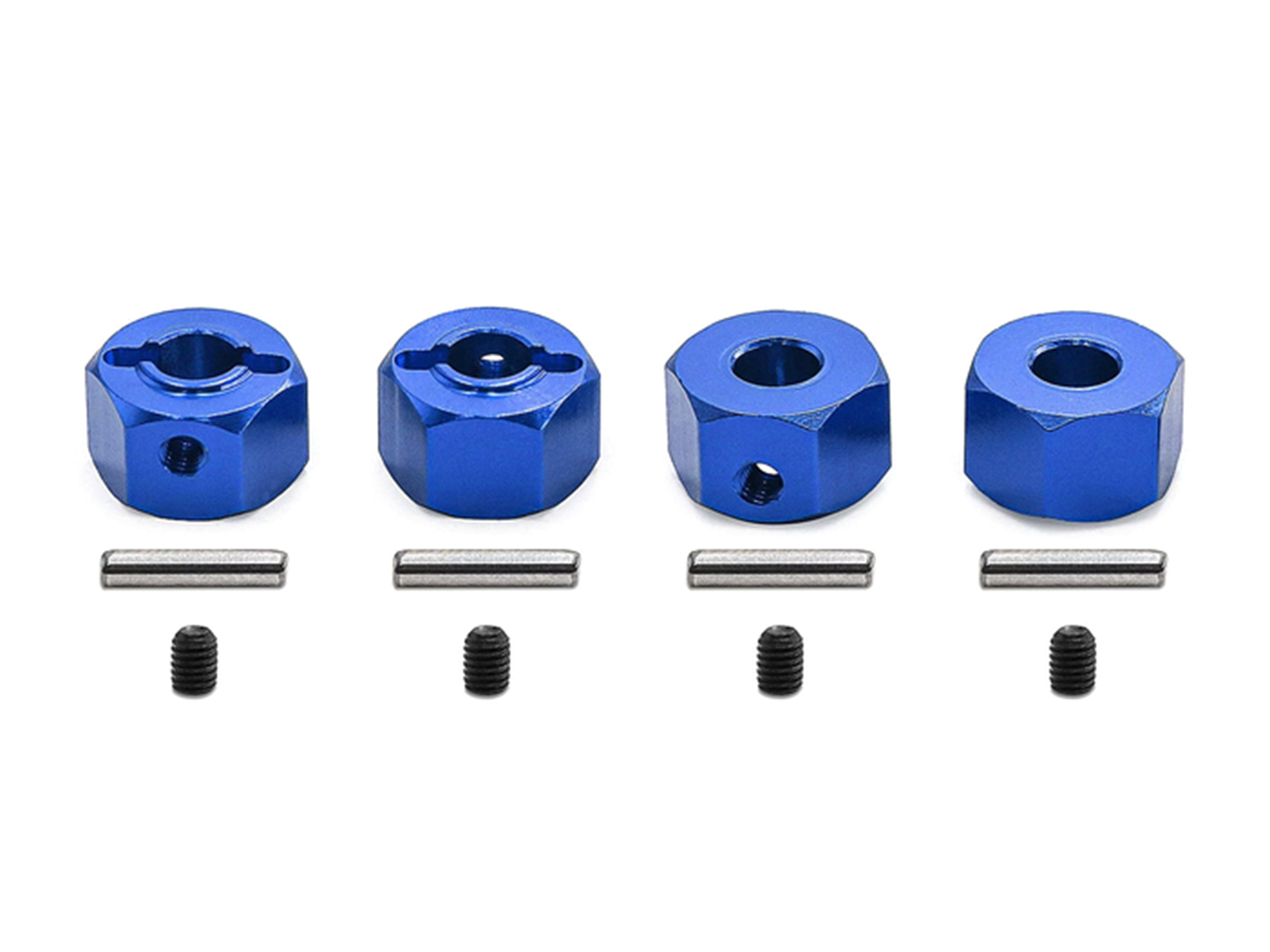 aluminium-hex-drive-pk4-blue-traxxas-mini-maxx