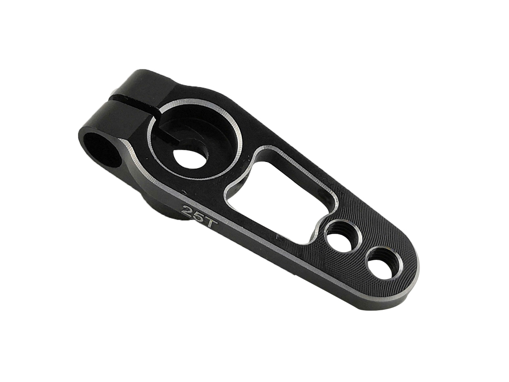 25T Aluminium Clamp Servo Horn, Black