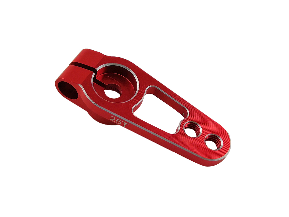 25T Aluminium Clamp Servo Horn, Red