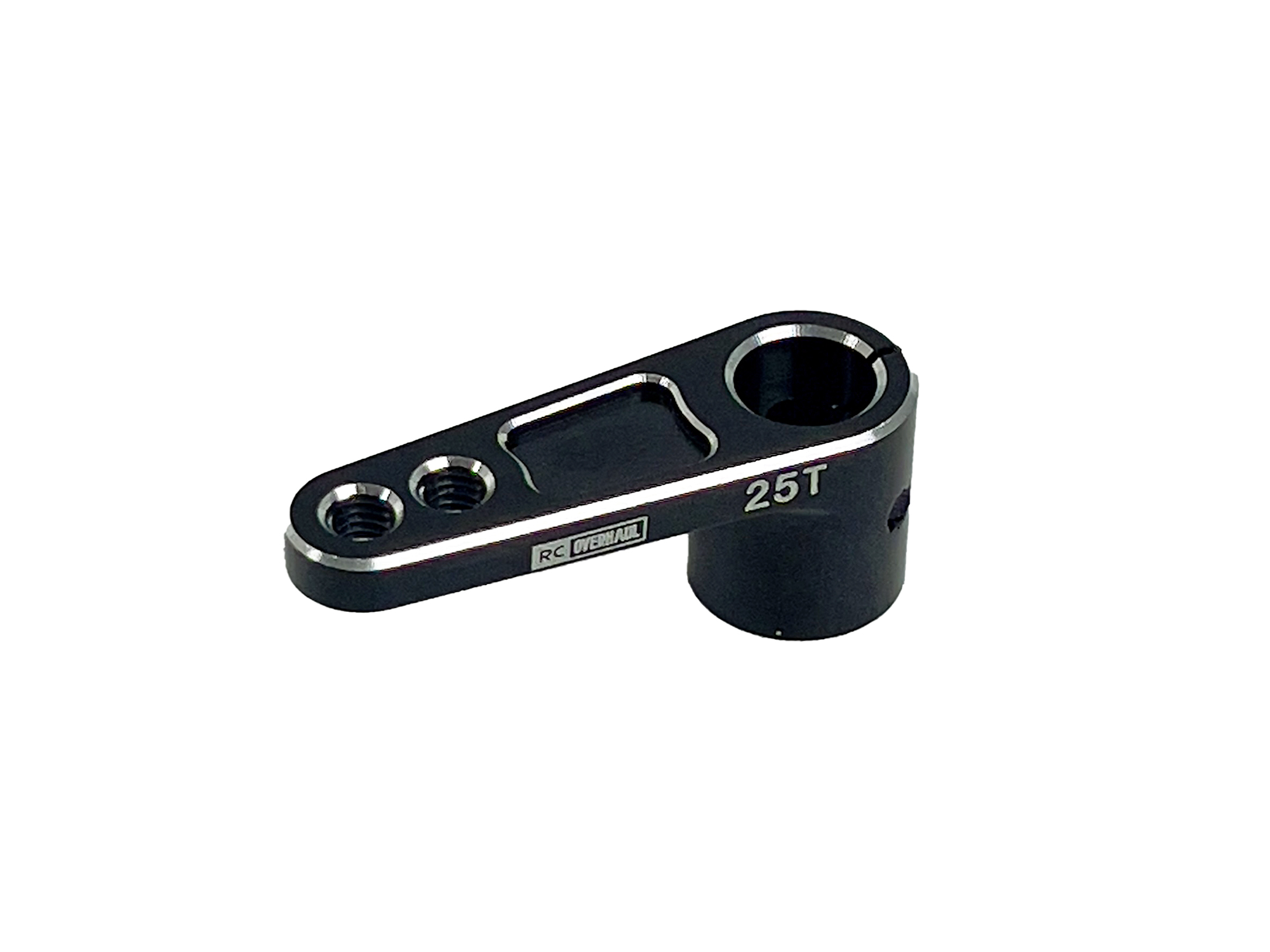 25T Aluminium Clamp Servo Horn Extened, Black
