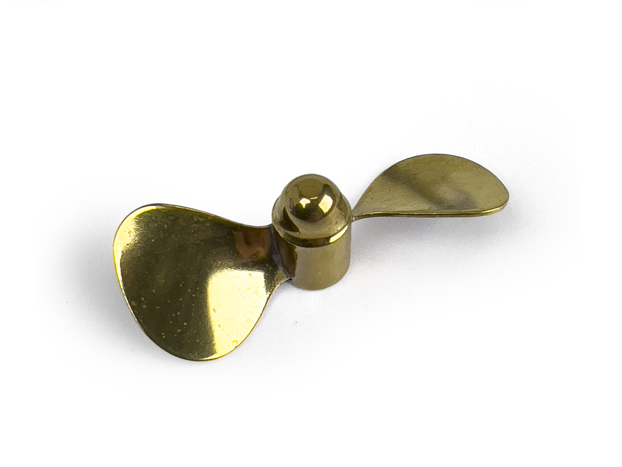 Brass Propeller (Classic), 2 Blade, 50mm, M4, LH