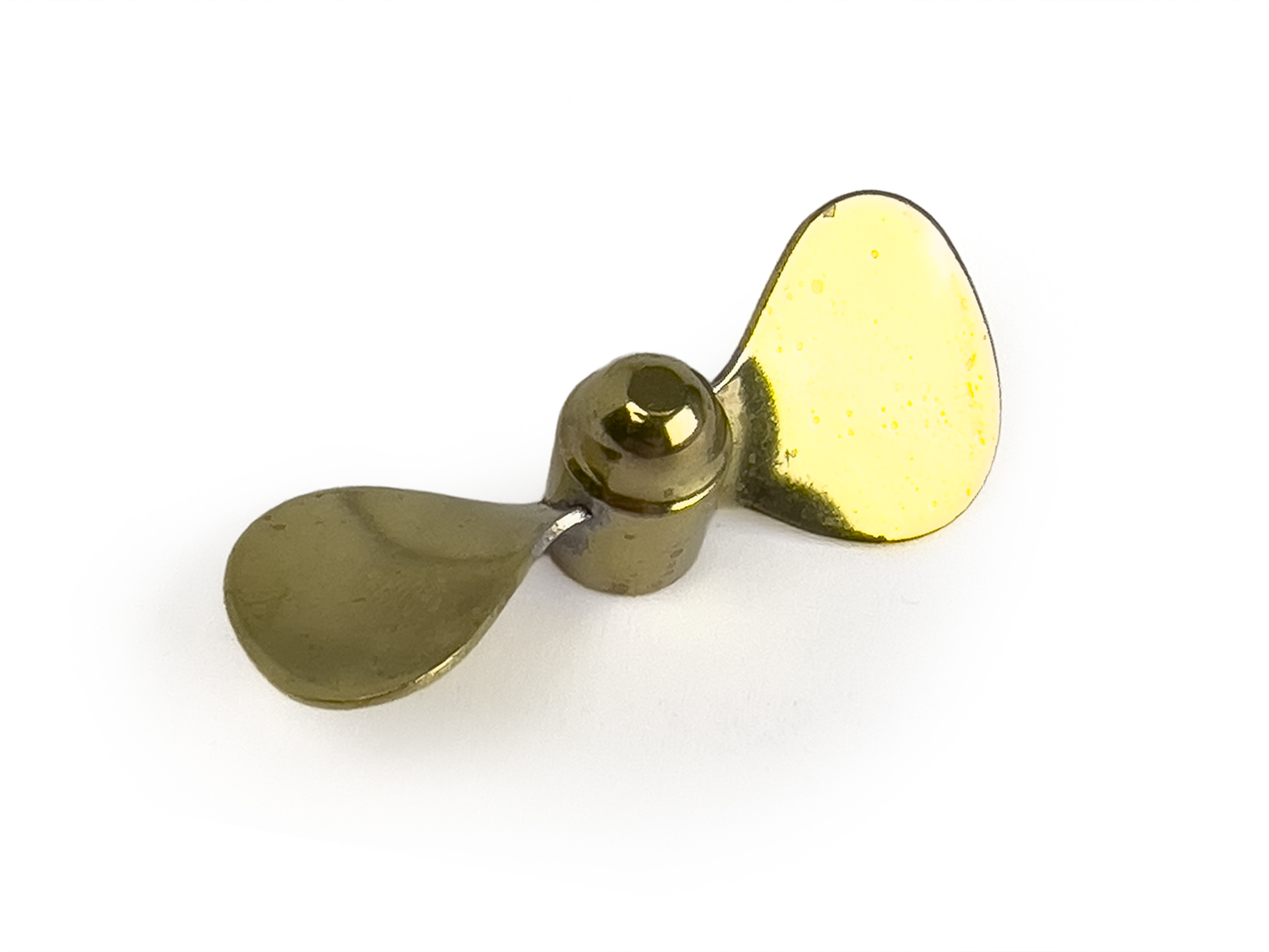 Brass Propeller (Classic), 2 Blade, 55mm, M4, RH