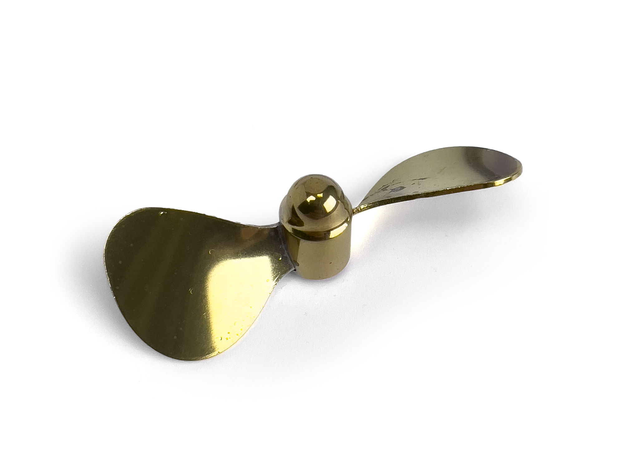 Brass Propeller (Classic), 2 Blade, 70mm, M4, LH