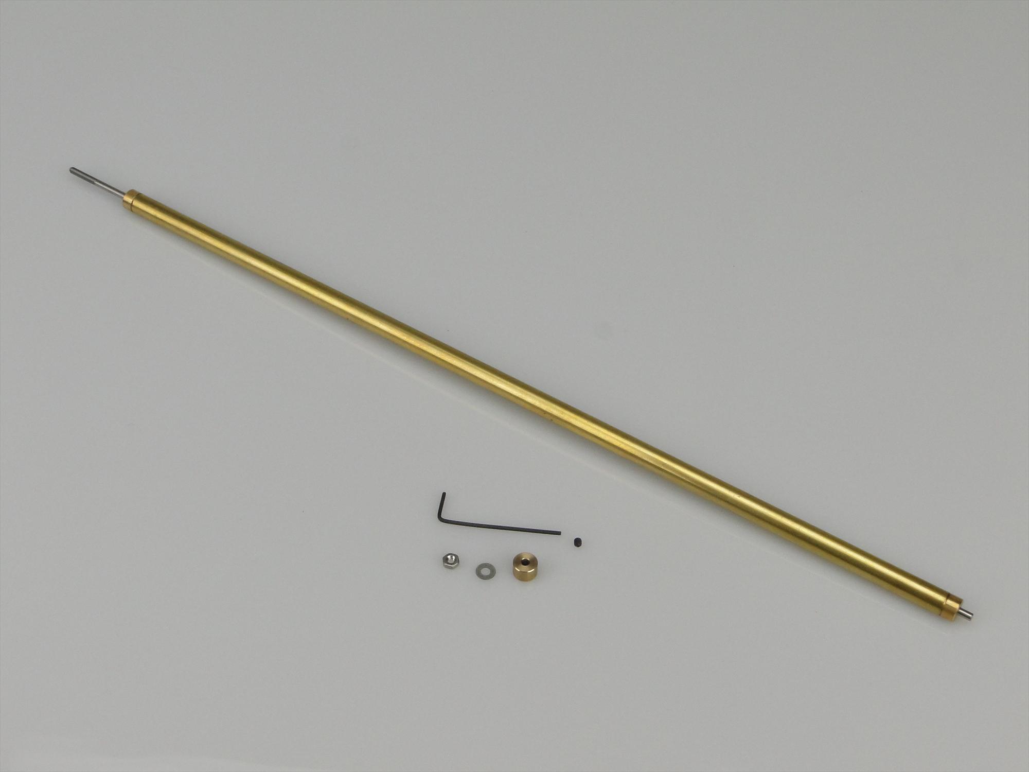 Fine Line Prop Shaft 10in M2/2mm Stainless 6mm dia Tube