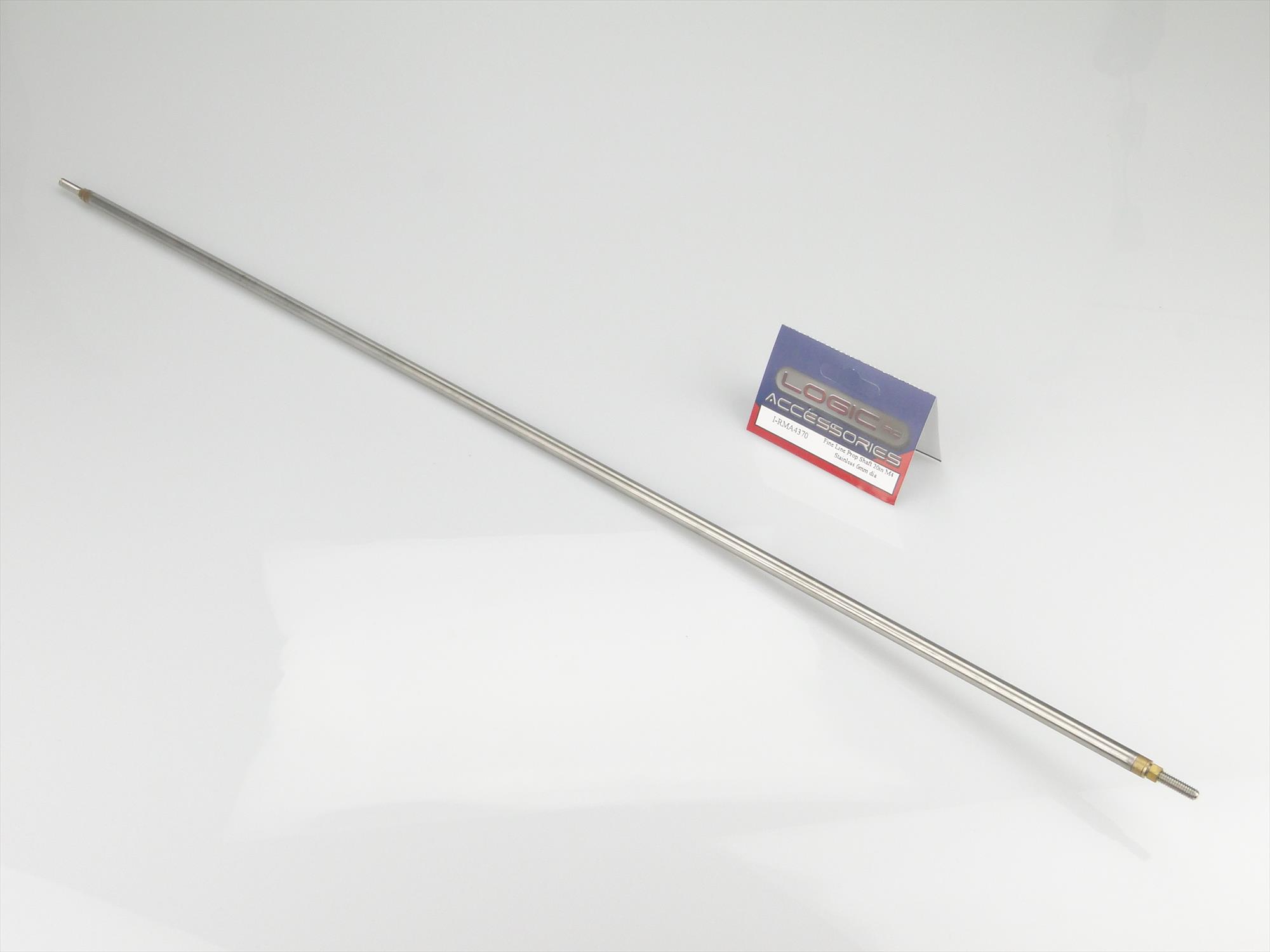 Fine Line Prop Shaft 20in M4 Stainless Shaft 6mm SS Tube-2