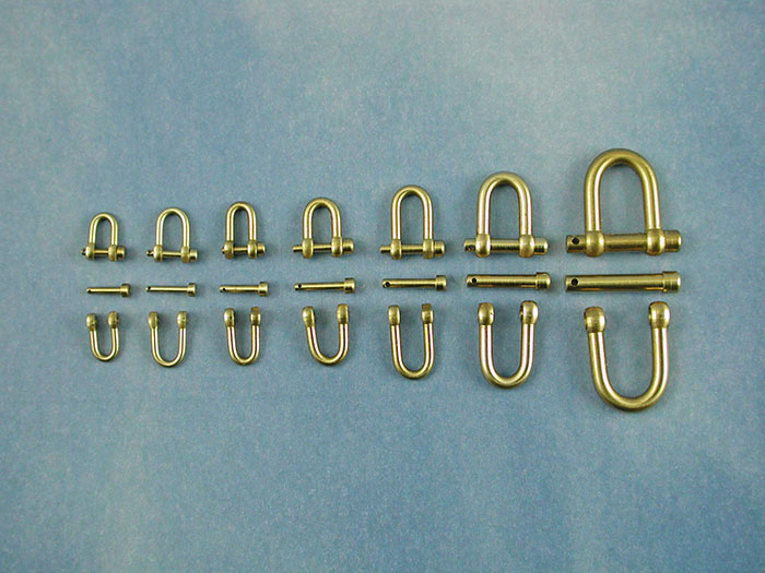 Shackle 4x7, 1mm Split Pin (pk2)-2