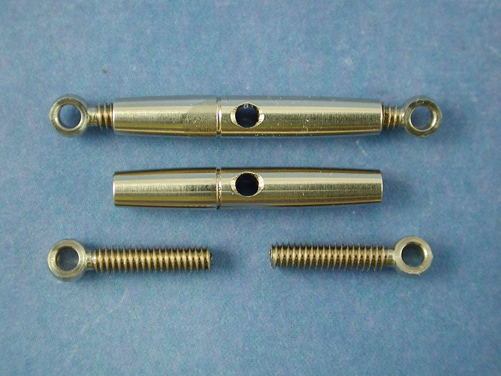 Turnbuckle, 3mm Eye, 18mm Ctr