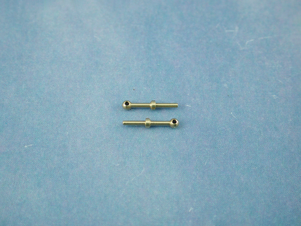 1 Hole Stanchion, Brass 6mm (Pk10)