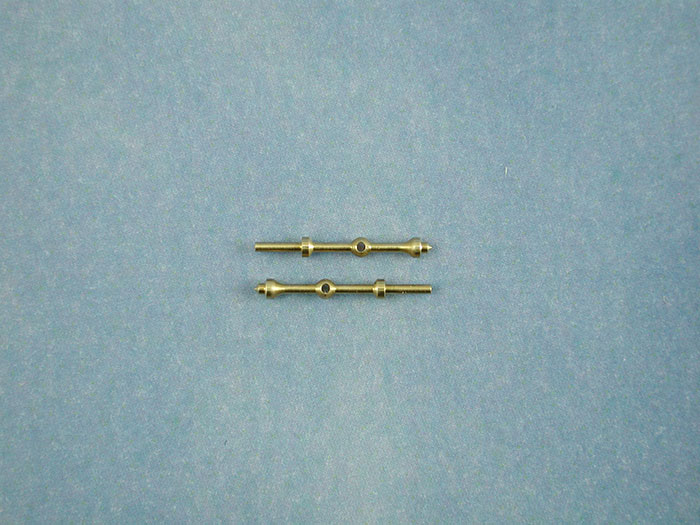 1 Hole Capping Stanchion, Brass 10mm (pk10)