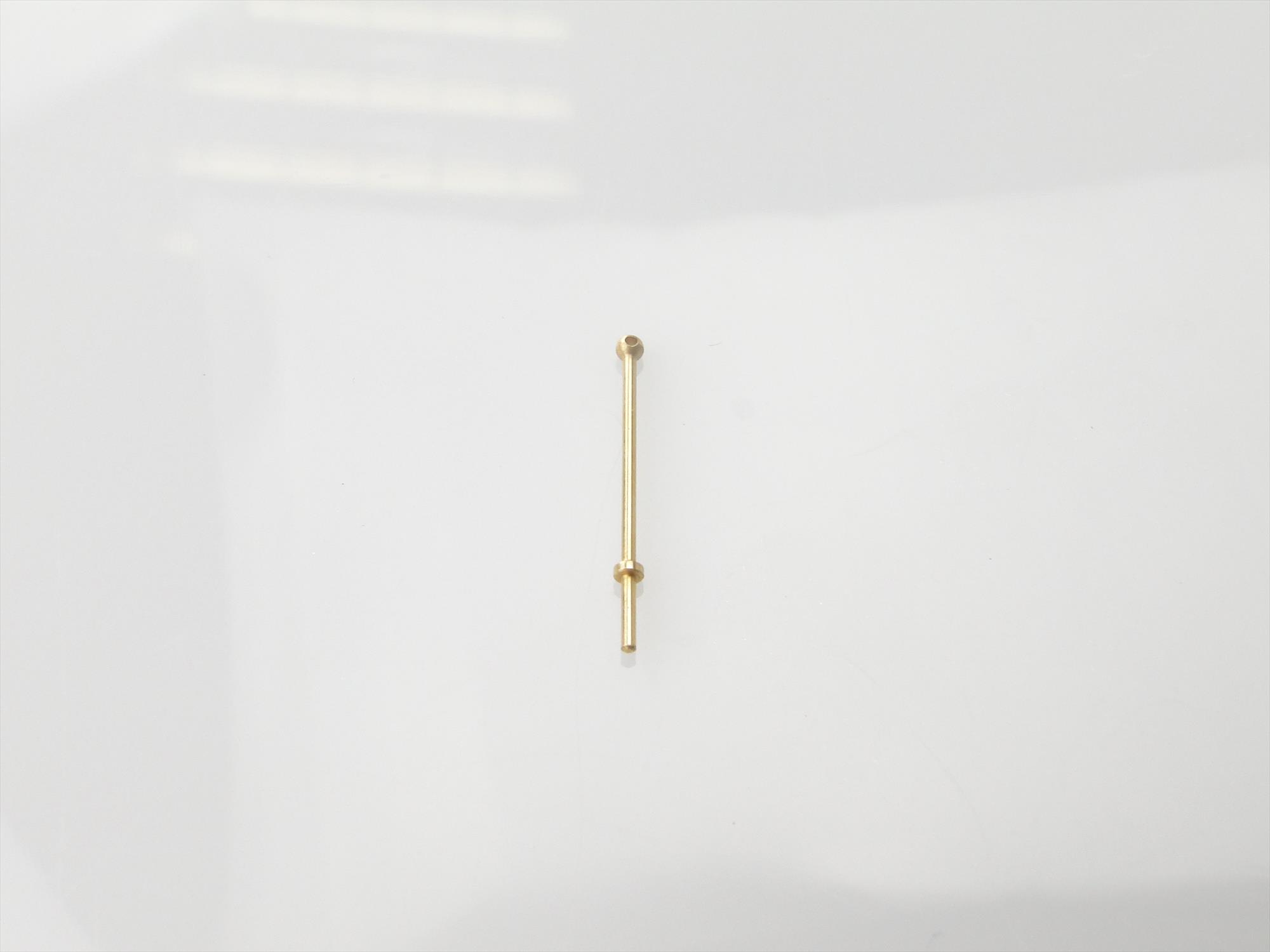 1 Hole Stanchion, Brass 15mm (Pk10)-3
