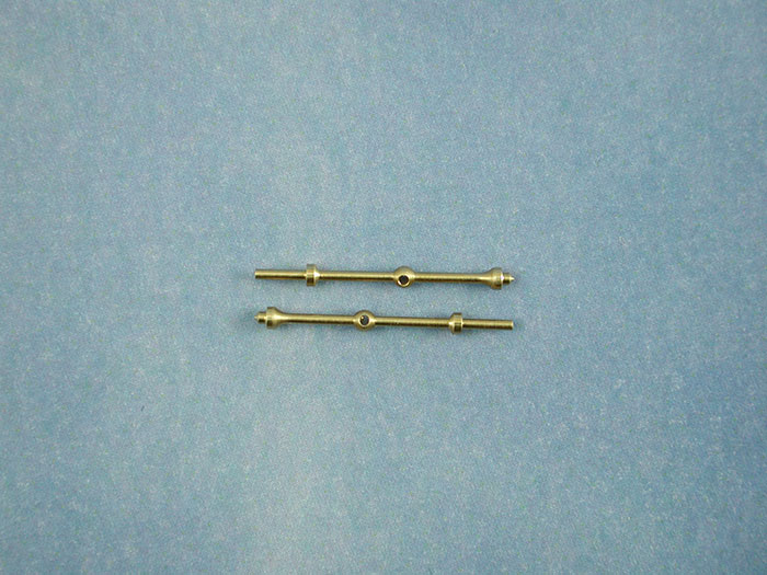 1 Hole Capping Stanchion, Brass 15mm (pk10)