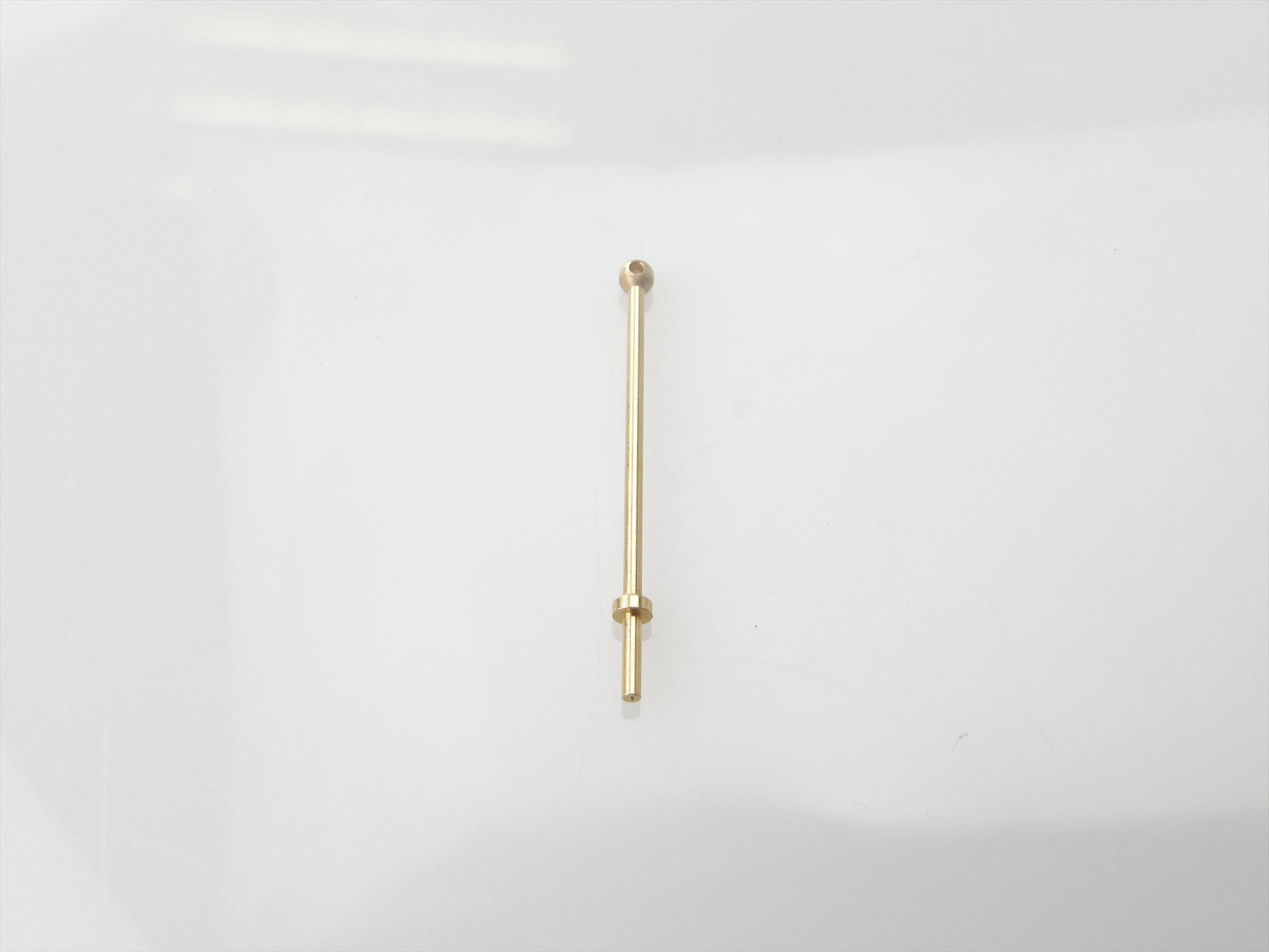 1 Hole Stanchion, Brass 20mm (Pk10)-3
