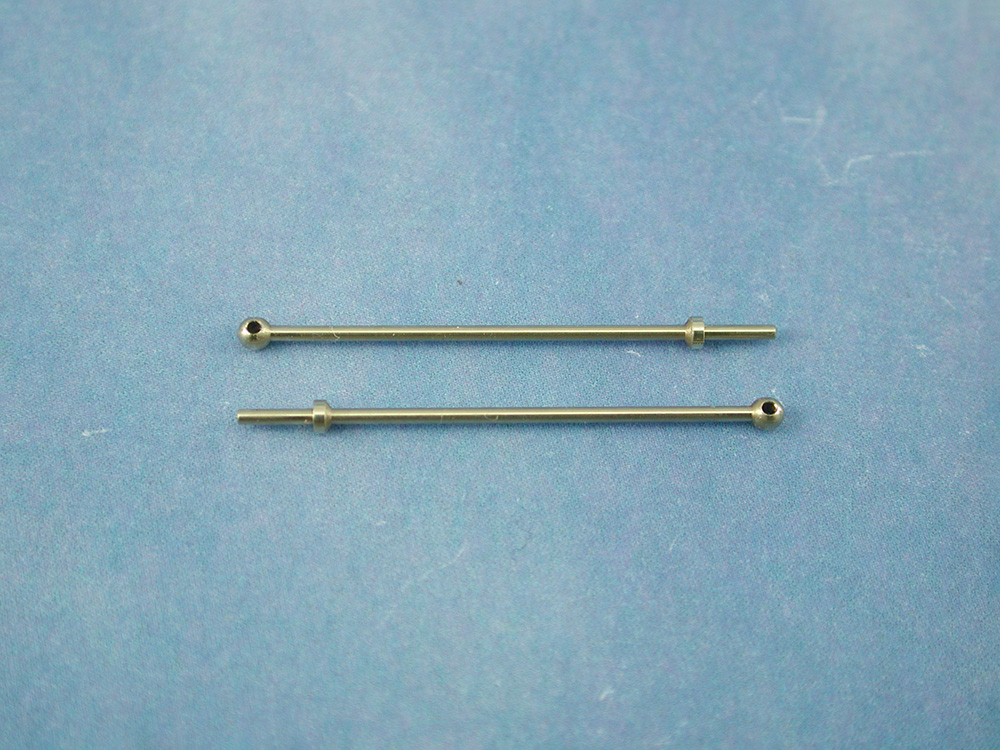 1 Hole Stanchion, Brass 25mm (Pk10)