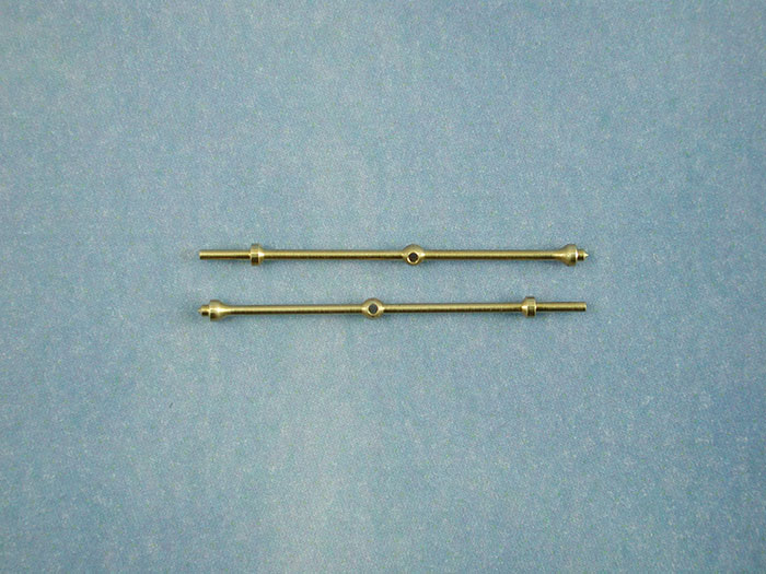 1 Hole Capping Stanchion, Brass 25mm (pk10)