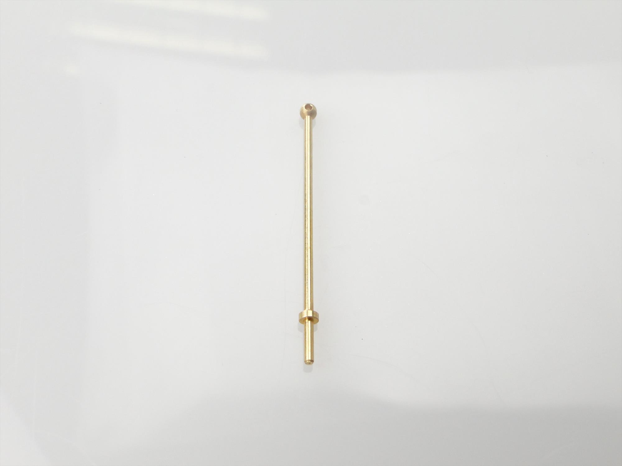 1 Hole Stanchion, Brass 30mm (Pk10)-3